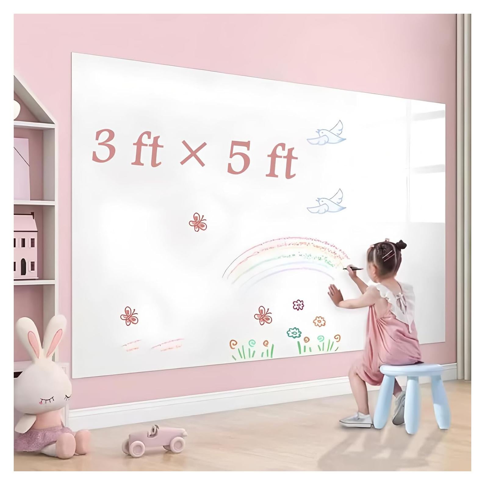 Etiqueta de Pizarra Blanca Autoadhesiva TAKSDAI 91x152 cm