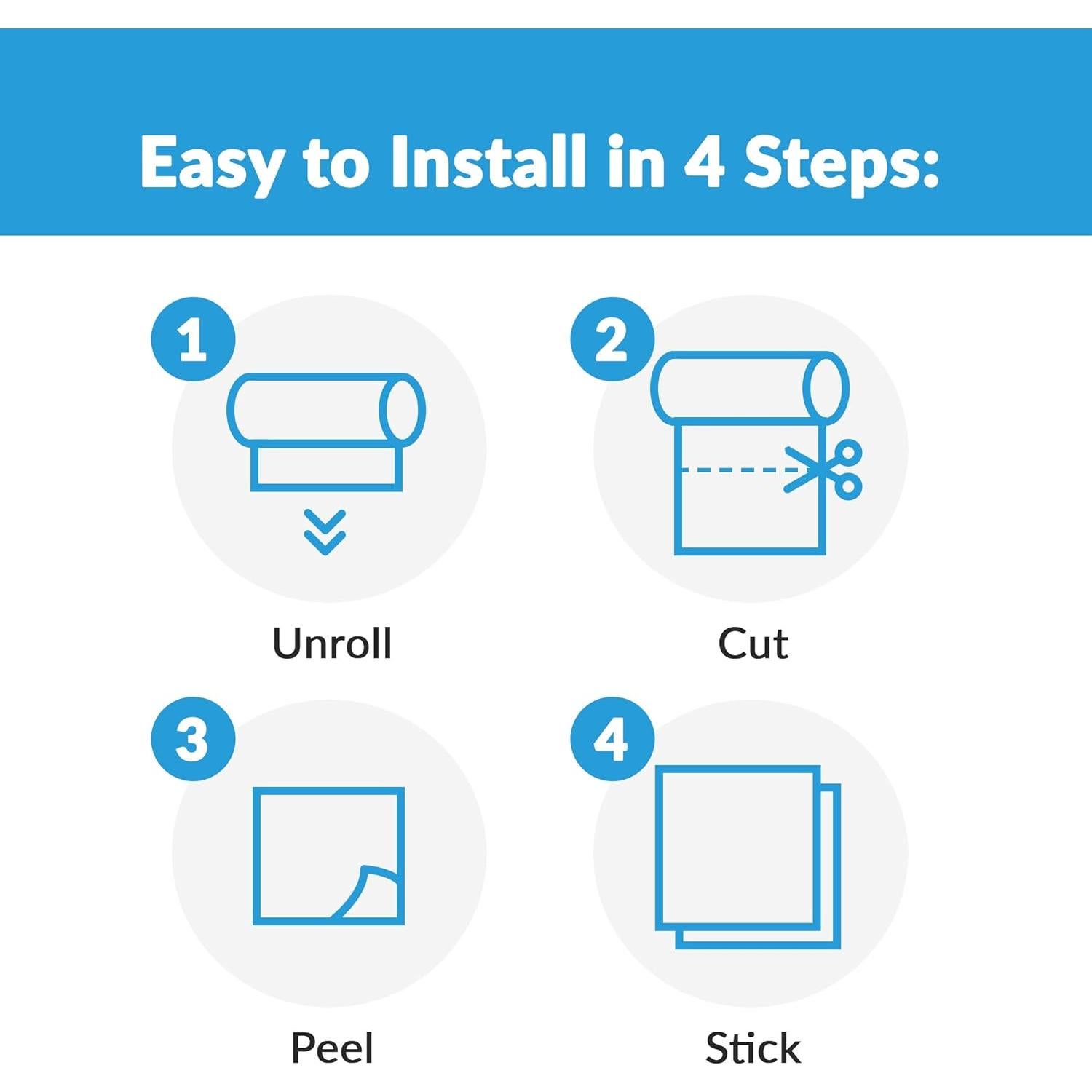 Calcomanía de Pizarra Blanca Embellish 45 x 200 cm con 4 Marcadores