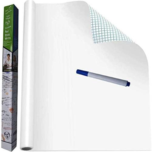 Papel Contacto Pizarra Blanca Autoadhesivo VEELIKE 199.4x44.9 cm