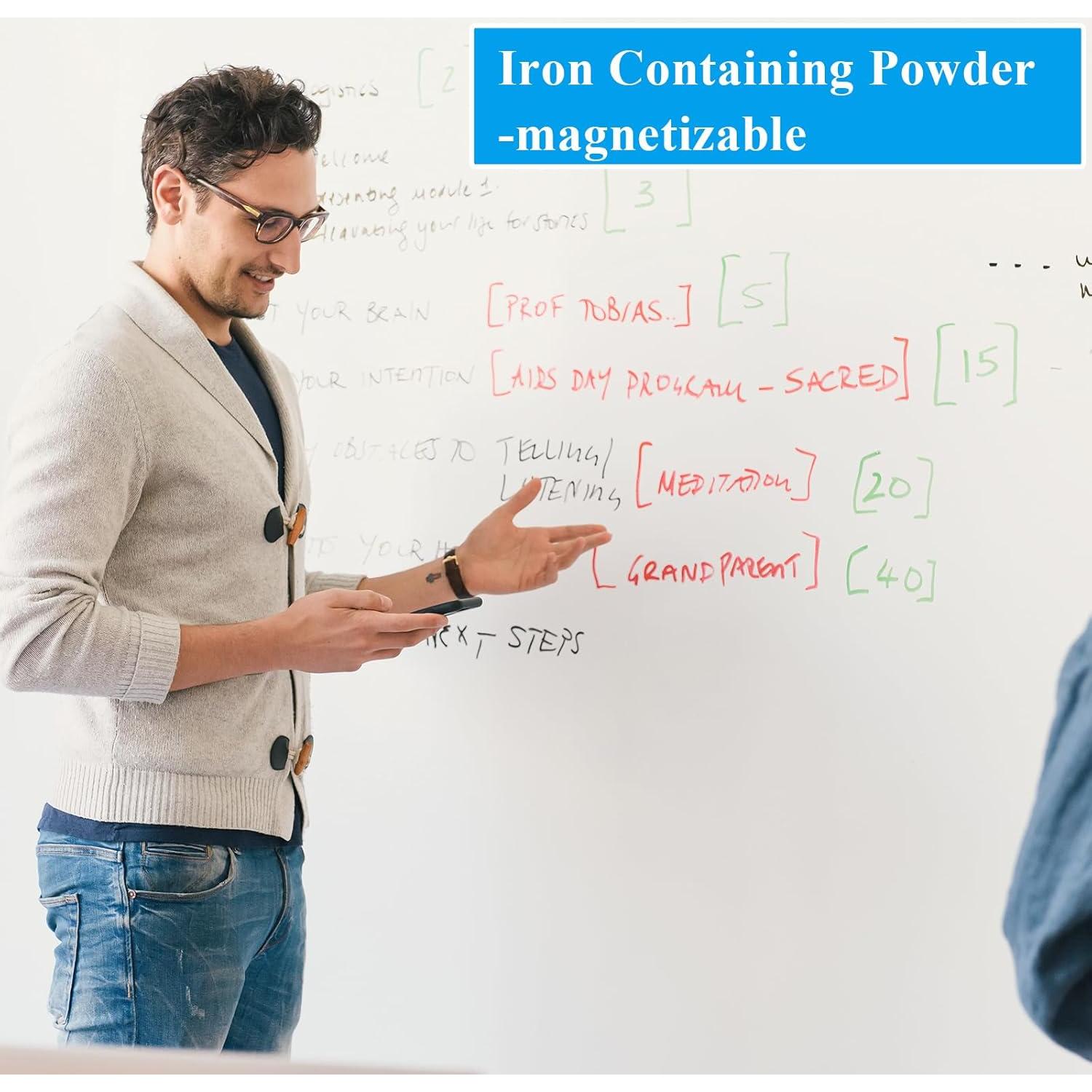 Pegatina de Pizarra Blanca Adhesiva Qiytecno 40.6x61 cm