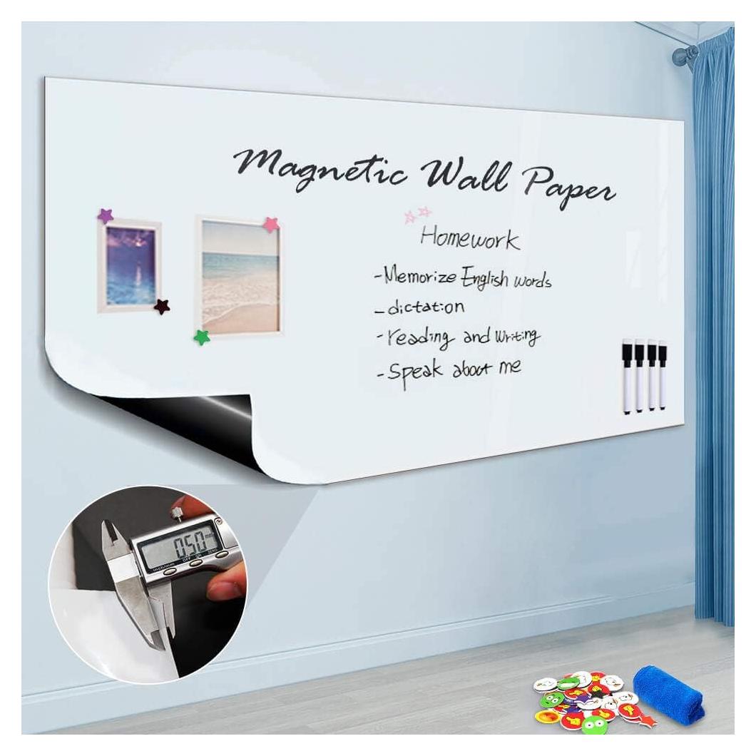 Pegatina de Pizarra Blanca Magnética ZHIDIAN 91.44x60.96 cm