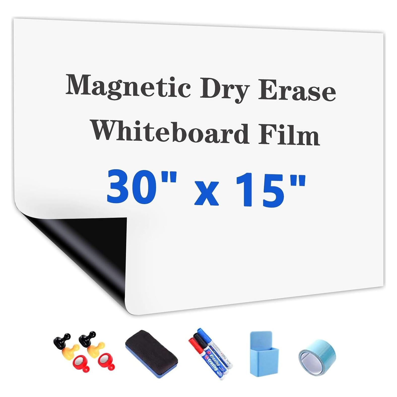 Papel de Pizarra Blanca Magnética Autoadhesiva JUMUBOARD 76.2x38.1cm