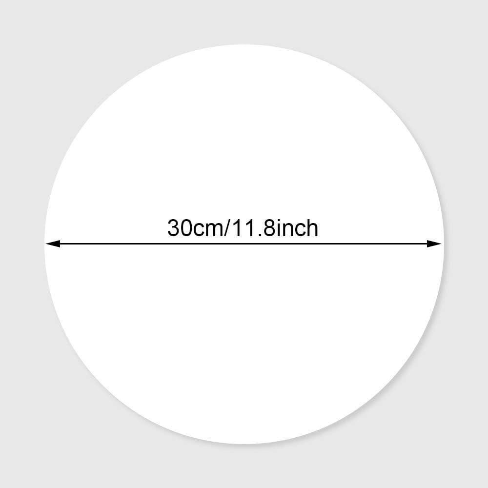 Puntos de Borrado en Seco Kalkehay, 12 Etiquetas Adhesivas Blancas