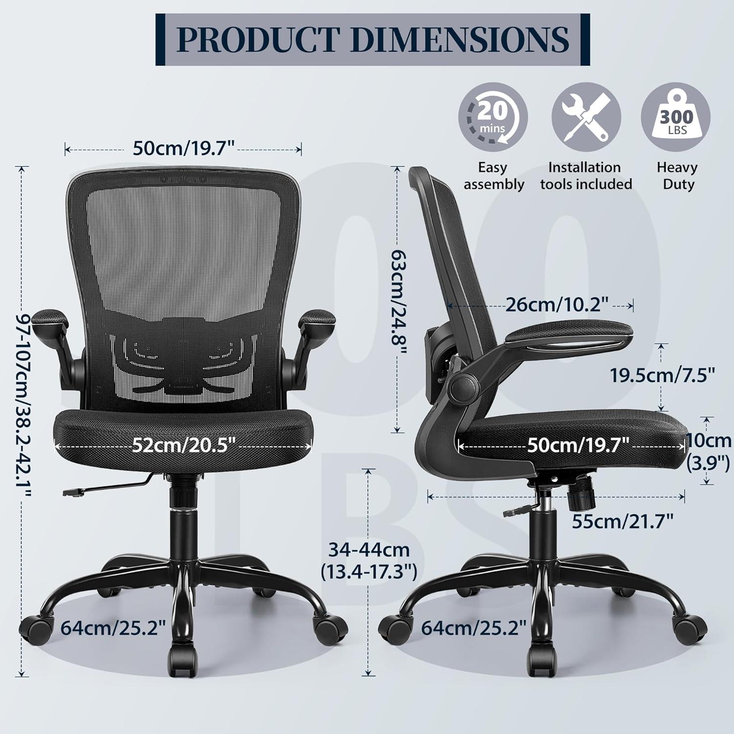 Silla de Oficina Ergonómica FelixKing FK918 con Soporte Lumbar