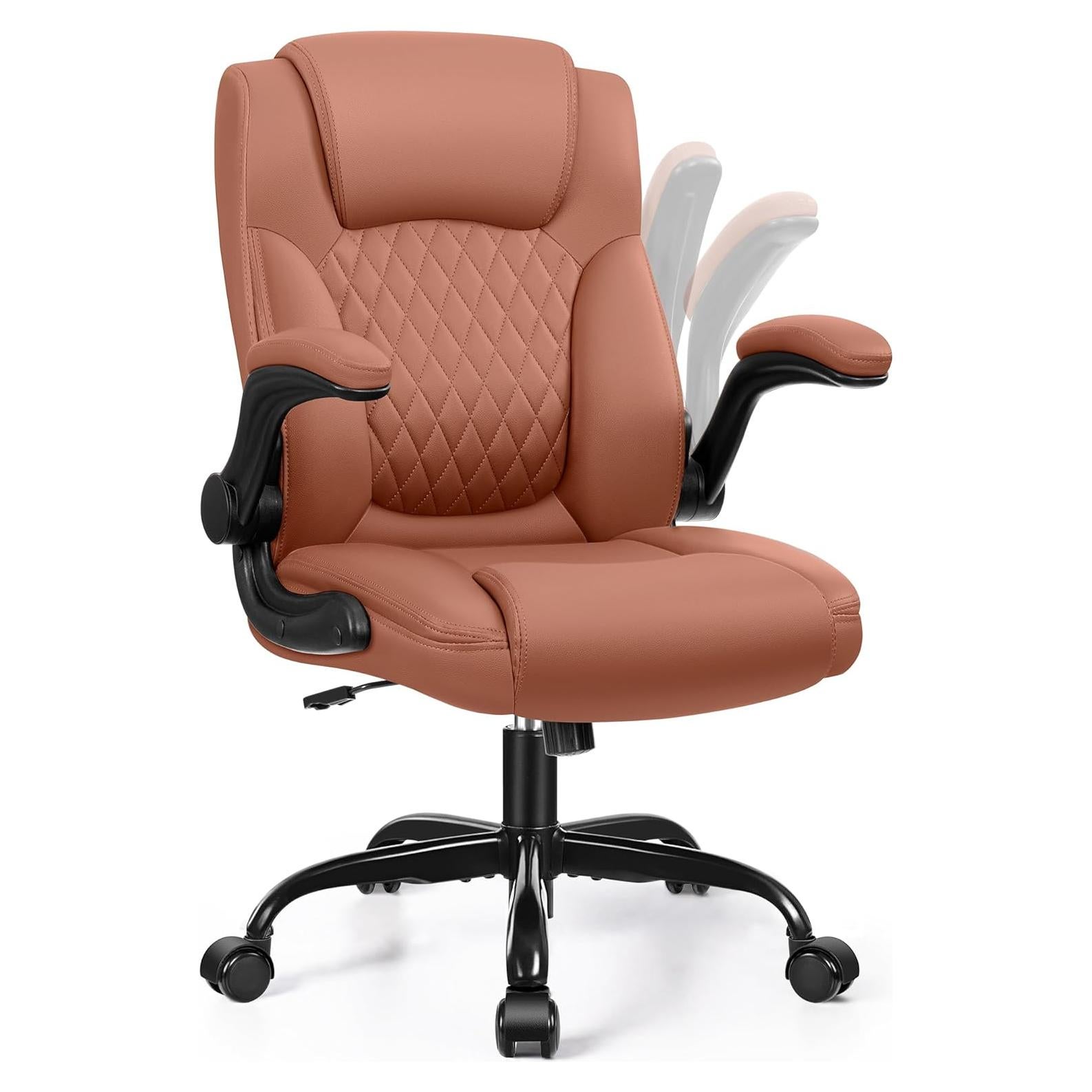 Silla de Oficina Ergonómica Brick Attic MP245 Cuero Marrón