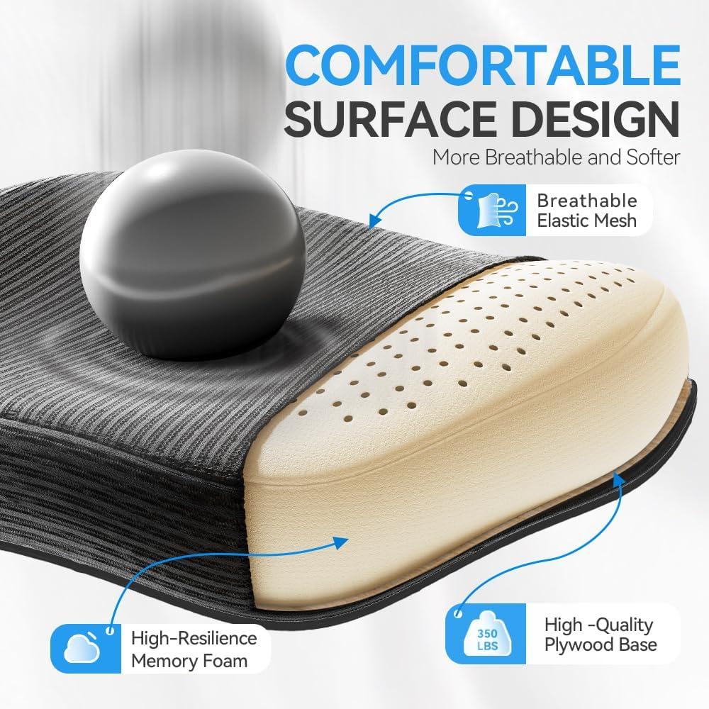 Silla de Oficina Ergonómica Freepub W603-T HM Negra con Soporte Lumbar