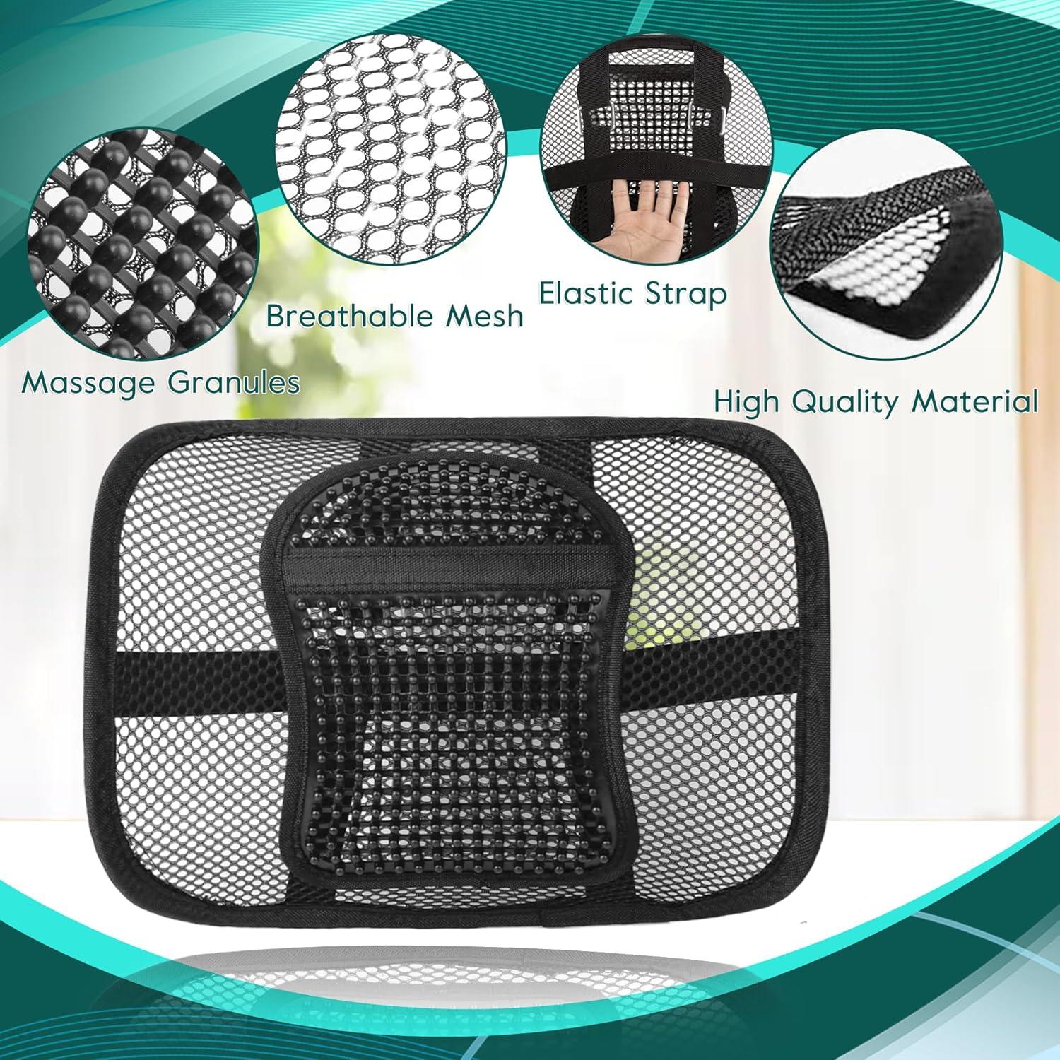 Soporte Lumbar de Malla Samyoung Ajustable para Espalda 39.9x30.5cm