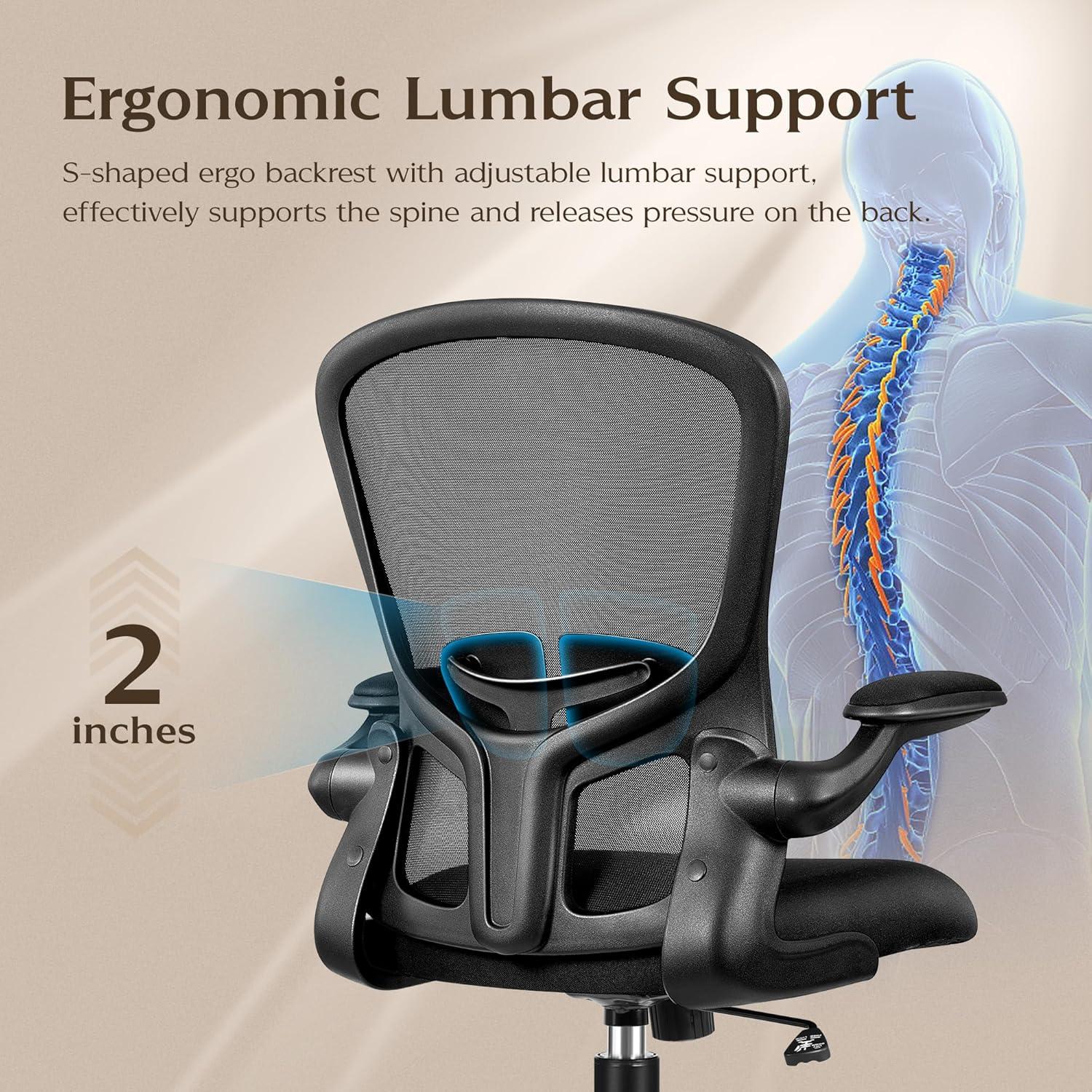 Silla de Oficina Ergonómica FelixKing FK936 con Soporte Lumbar