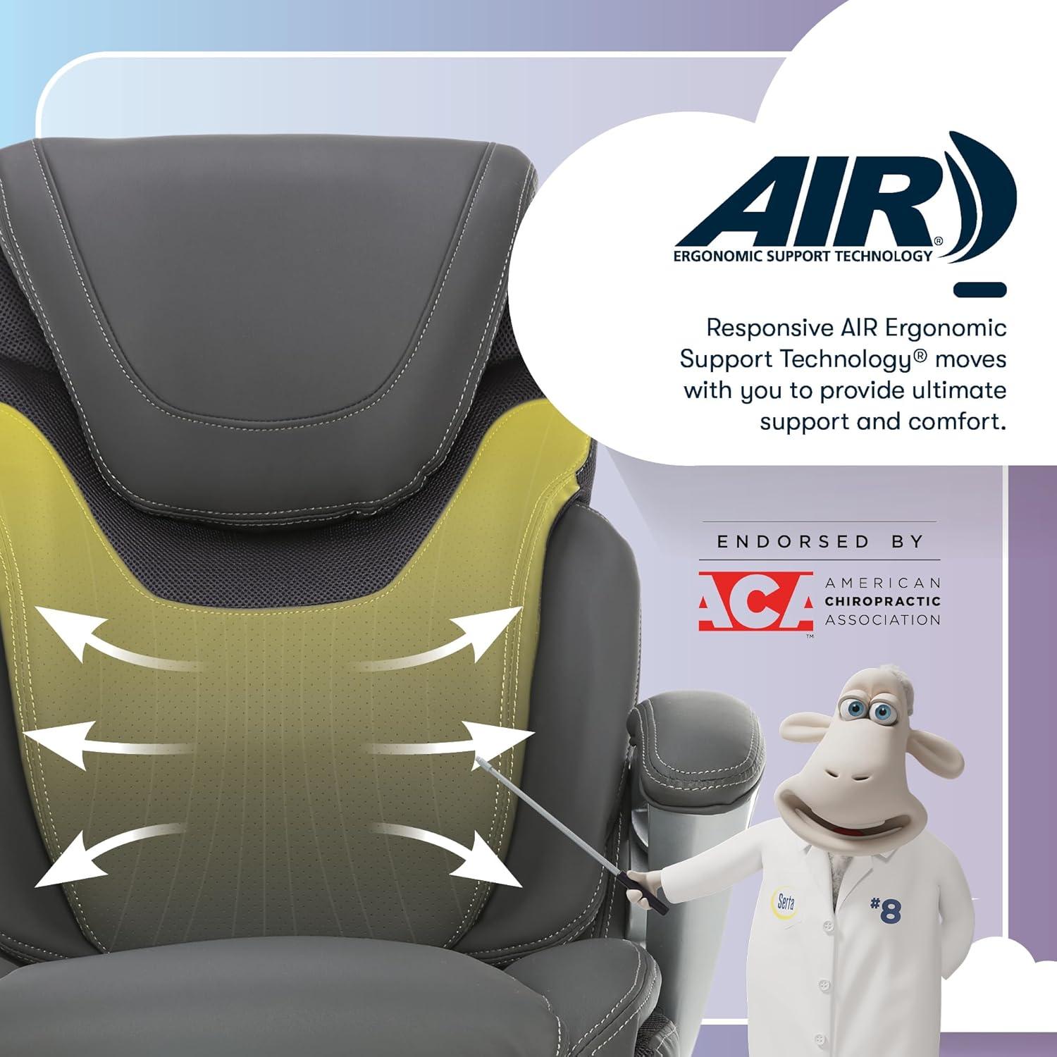 Silla Ejecutiva Serta Bryce Ergonómica con Soporte Lumbar