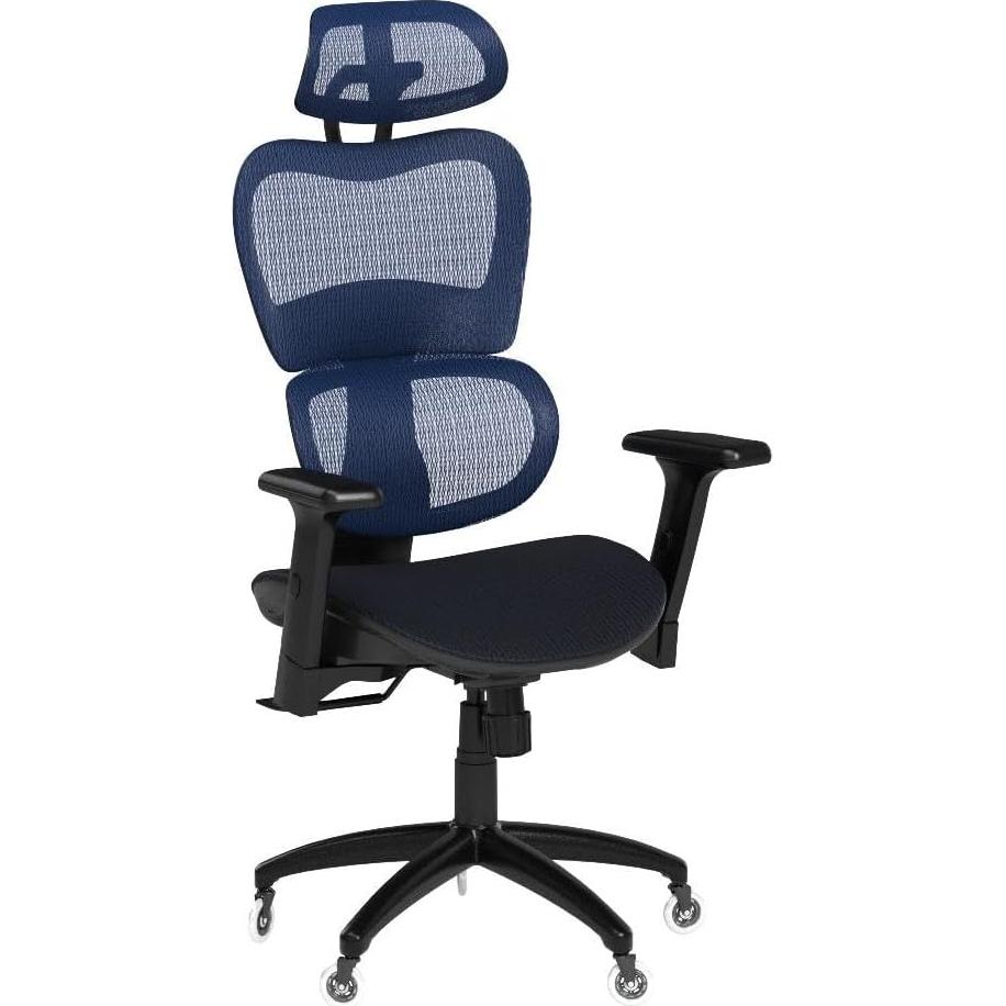 Silla de Oficina Ergonómica Nouhaus Ergo3D Azul con Soporte Lumbar