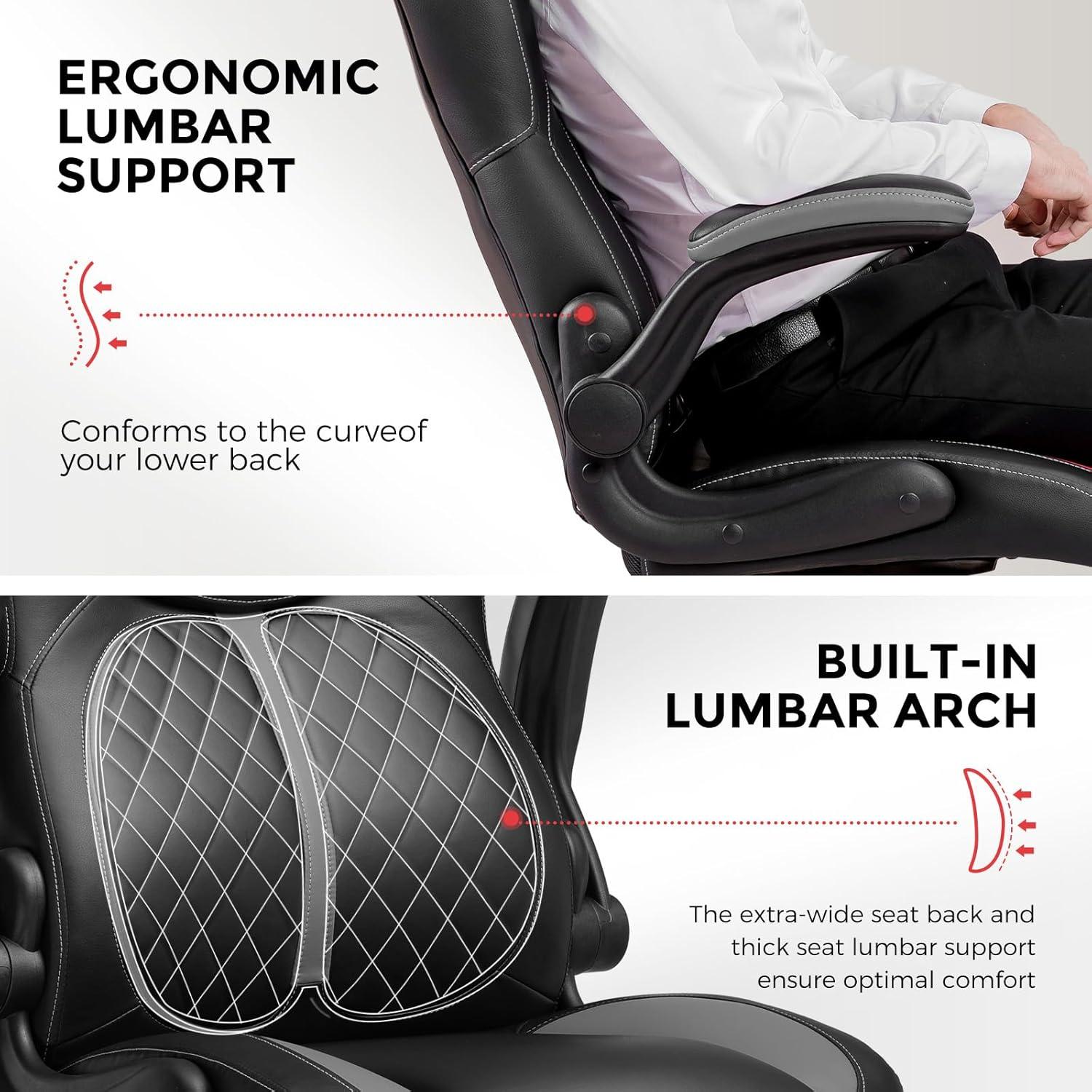 Silla de Oficina Ergonómica COMHOMA GT550-2506N Gris