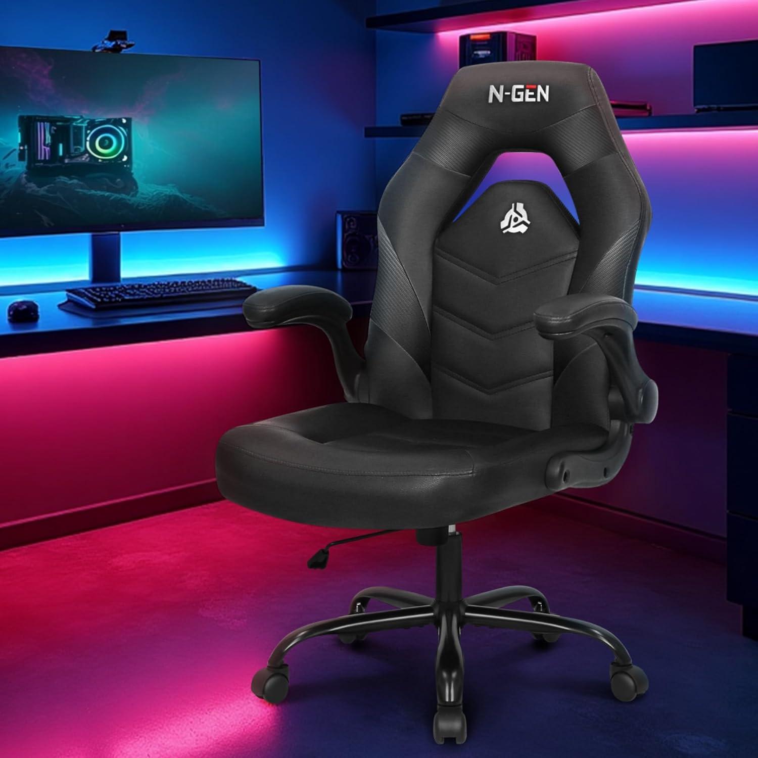 Silla de Videojuegos Ergonómica NEO CHAIR Ajustable Negro