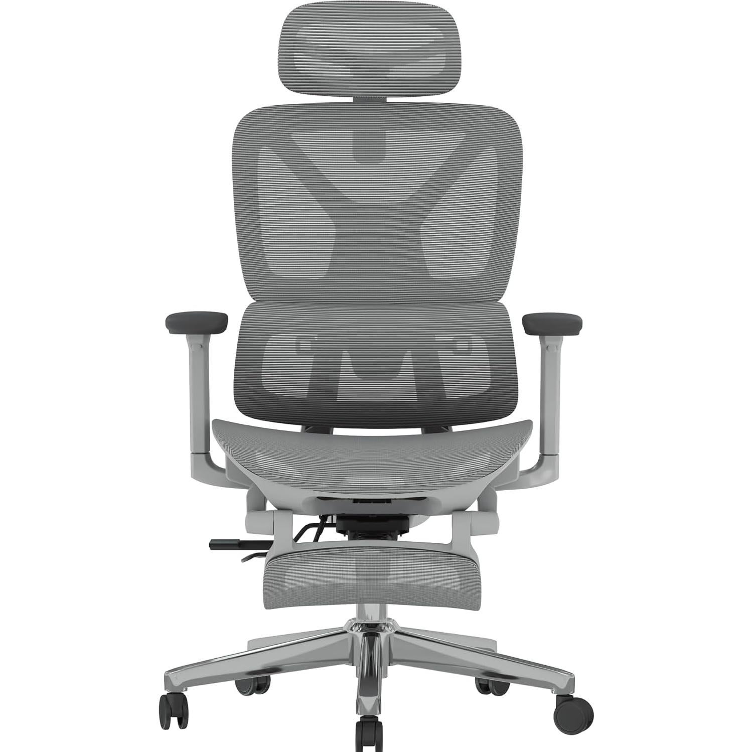 Silla Ergonómica FLEXISPOT ErgoX con Reposapiés y Soporte Lumbar