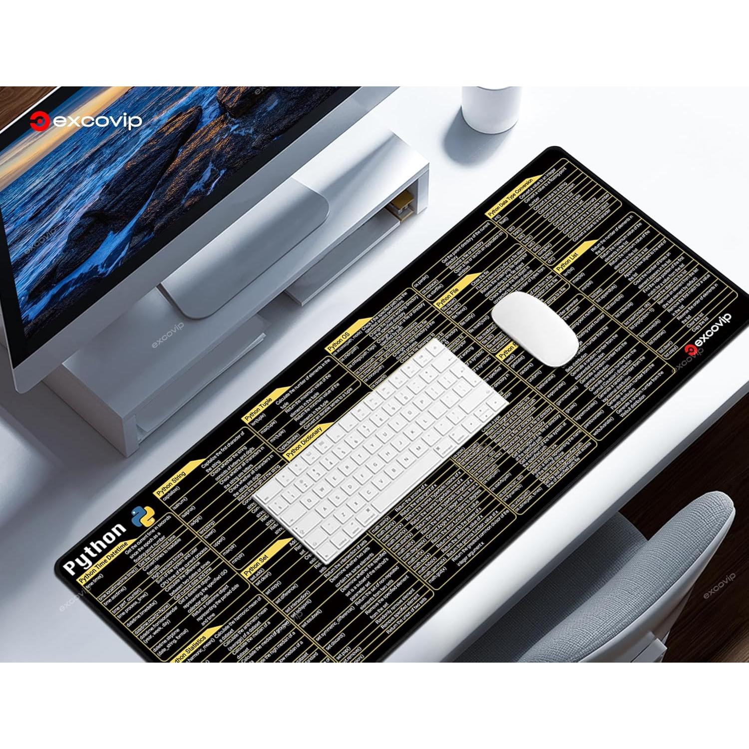 Alfombrilla de Ratón Grande Excovip 80x30 cm Antideslizante