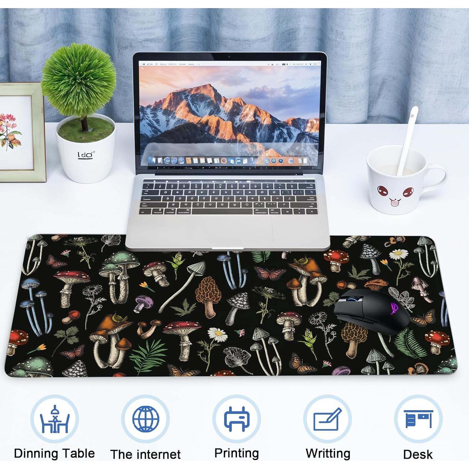 Alfombrilla de Ratón Grande DONBEIDIU 80x30 cm Antideslizante