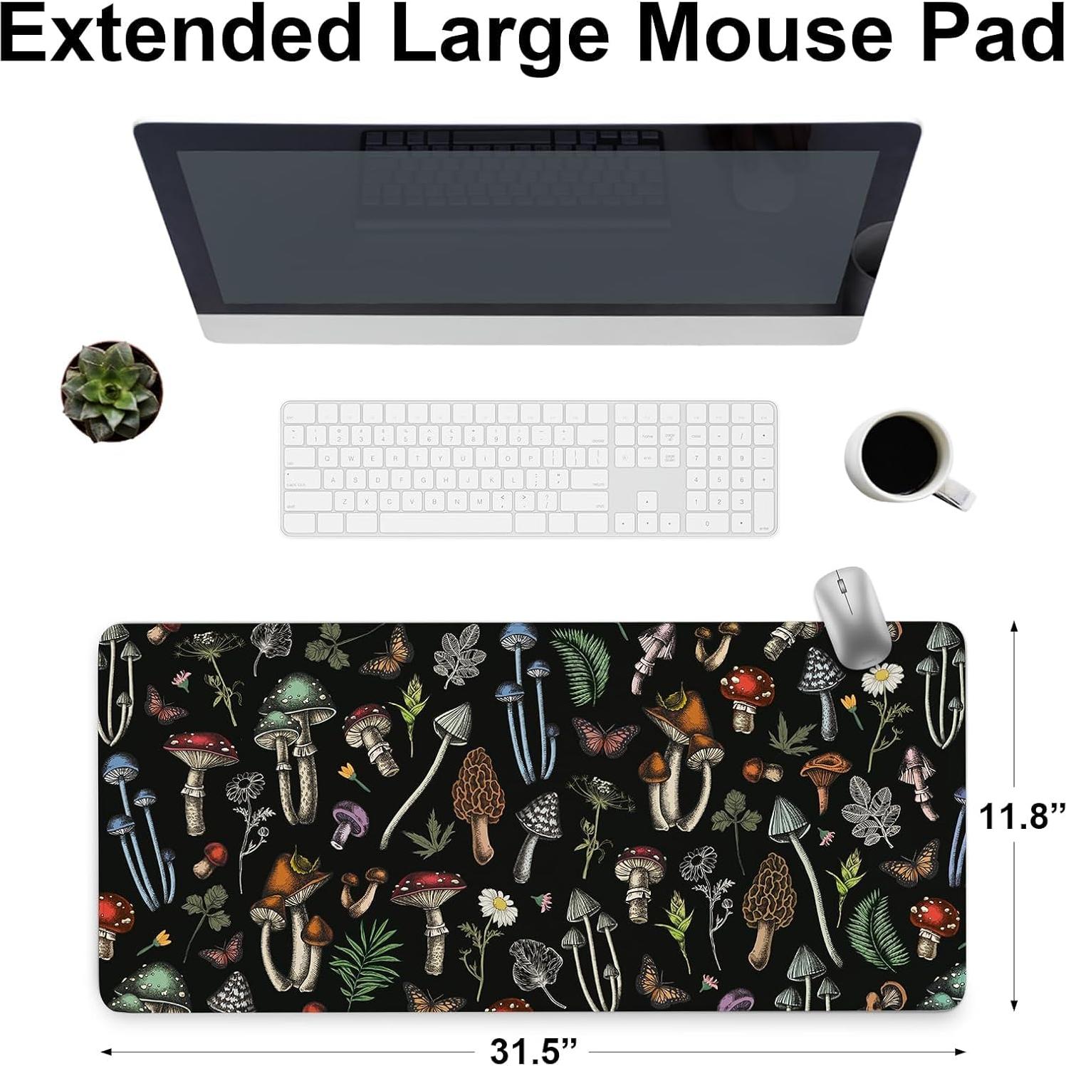 Alfombrilla de Ratón Grande DONBEIDIU 80x30 cm Antideslizante