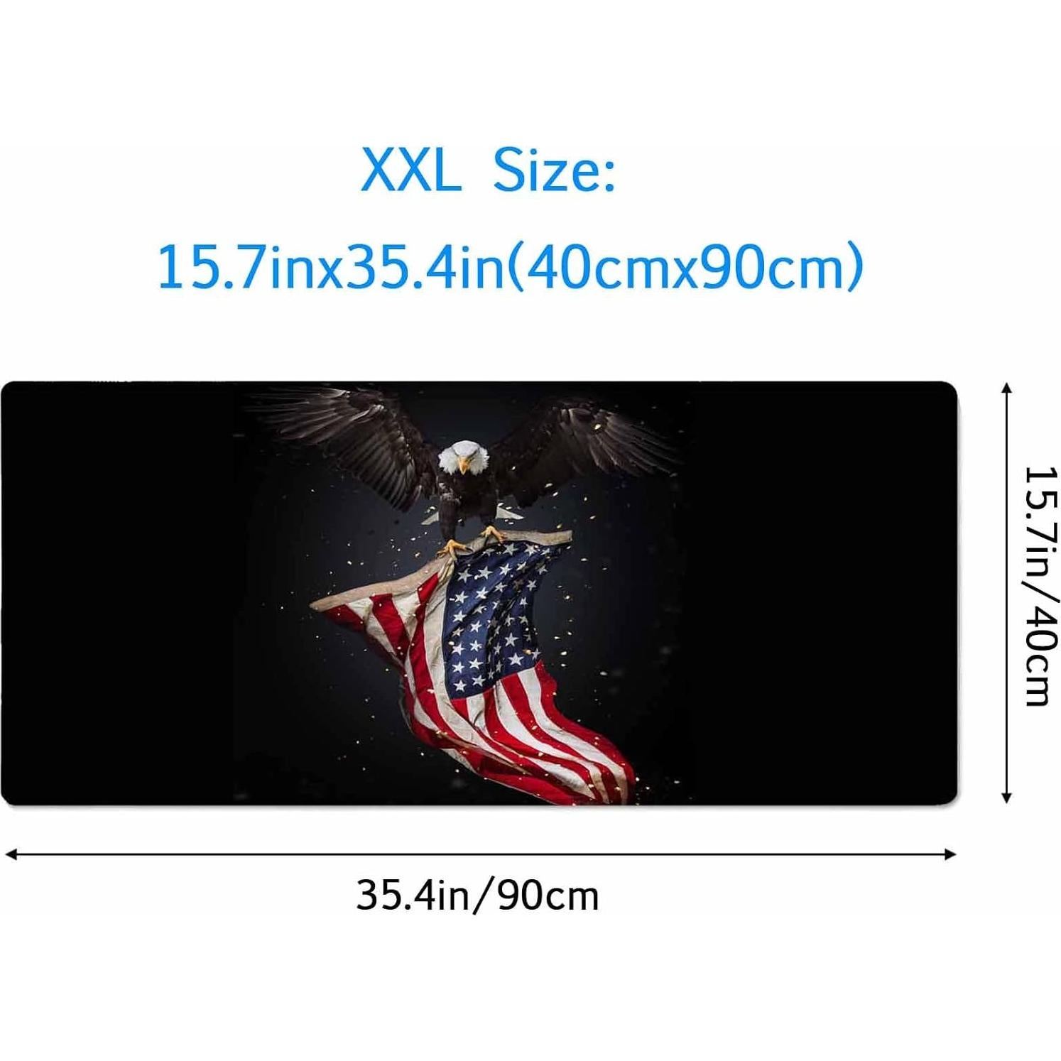 Alfombrilla de Ratón Grande Solekla Águila Calva 900x400mm