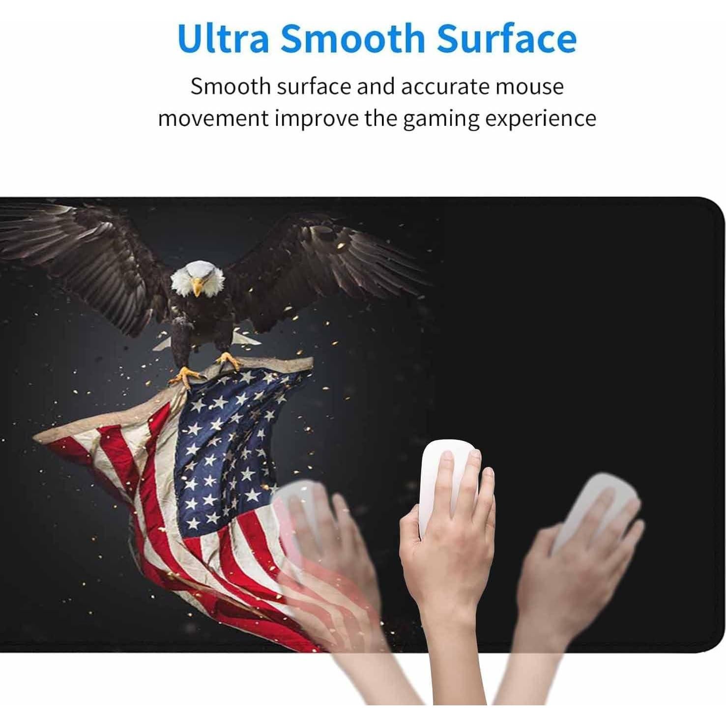 Alfombrilla de Ratón Grande Solekla Águila Calva 900x400mm