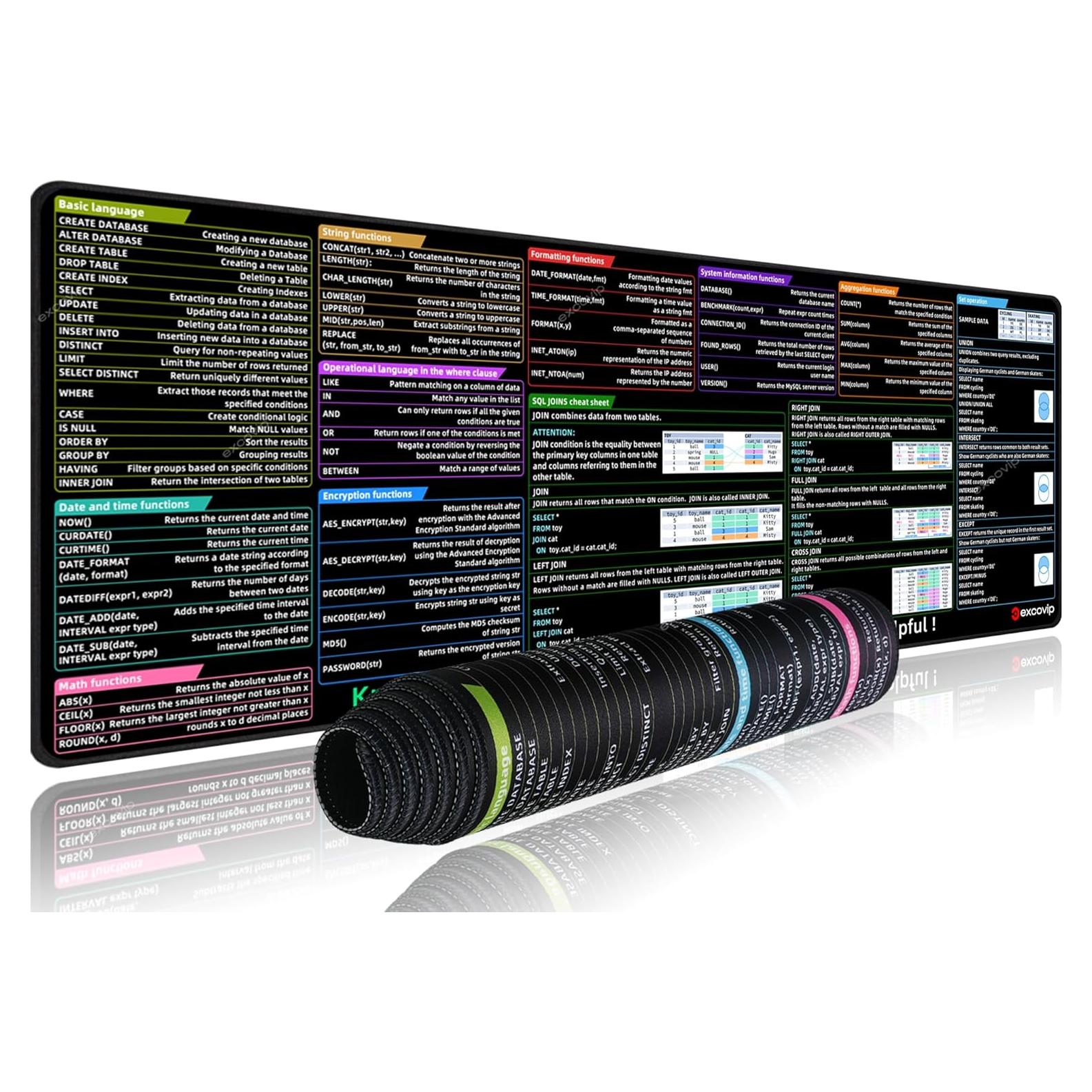 Alfombrilla de Ratón XL Antideslizante Excovip 90x30 cm SQL