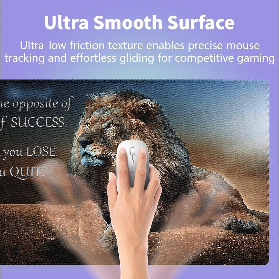 Alfombrilla de Ratón XXL Knseva 80x40 cm Citas de León