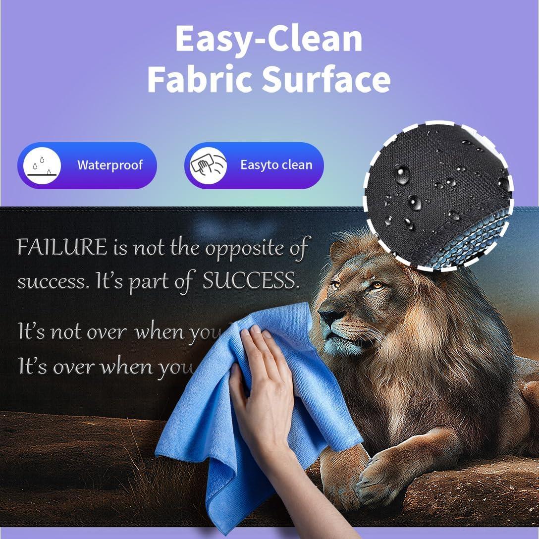 Alfombrilla de Ratón XXL Knseva 80x40 cm Citas de León