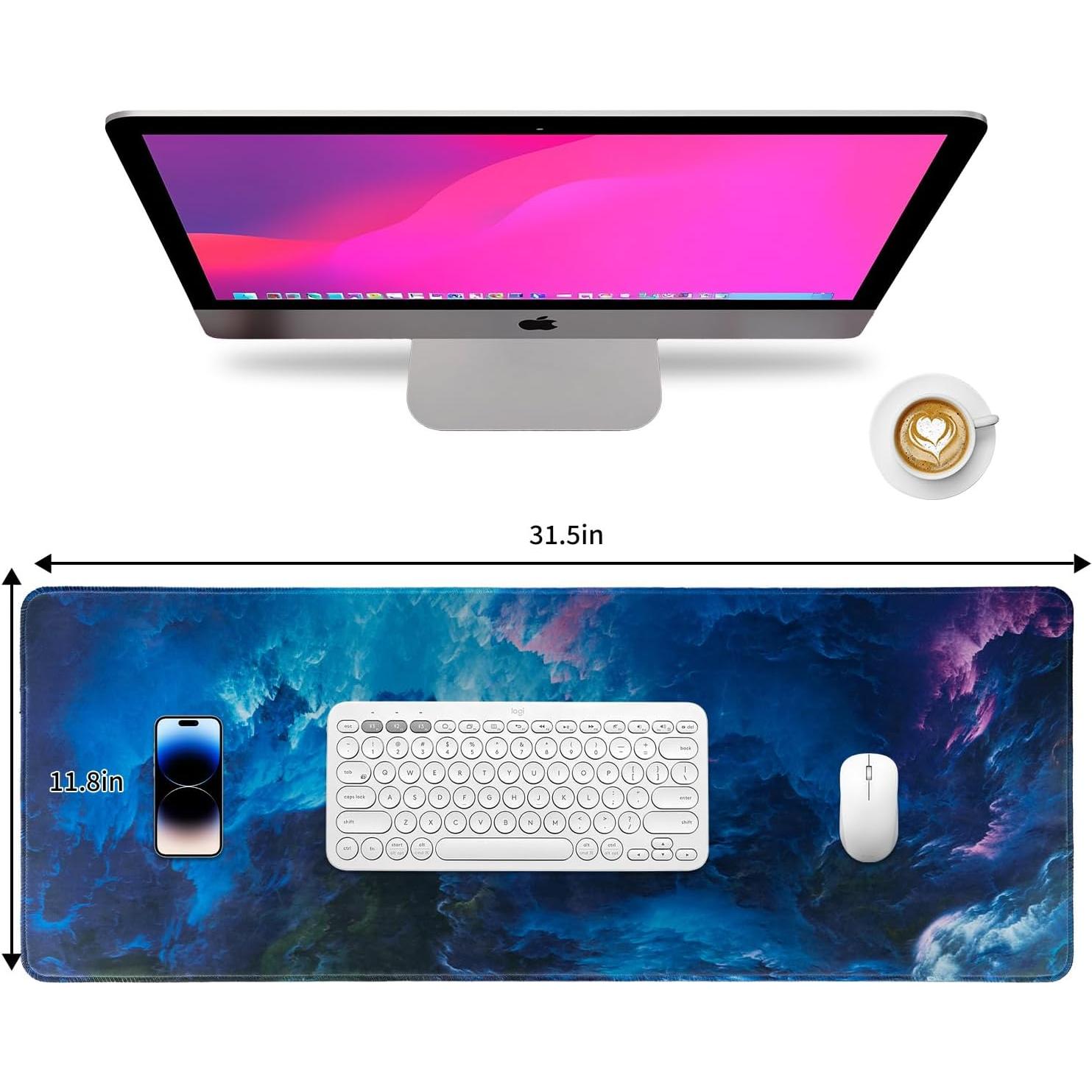 Alfombrilla de Ratón Grande Tongyanat Estrellado 60x30cm