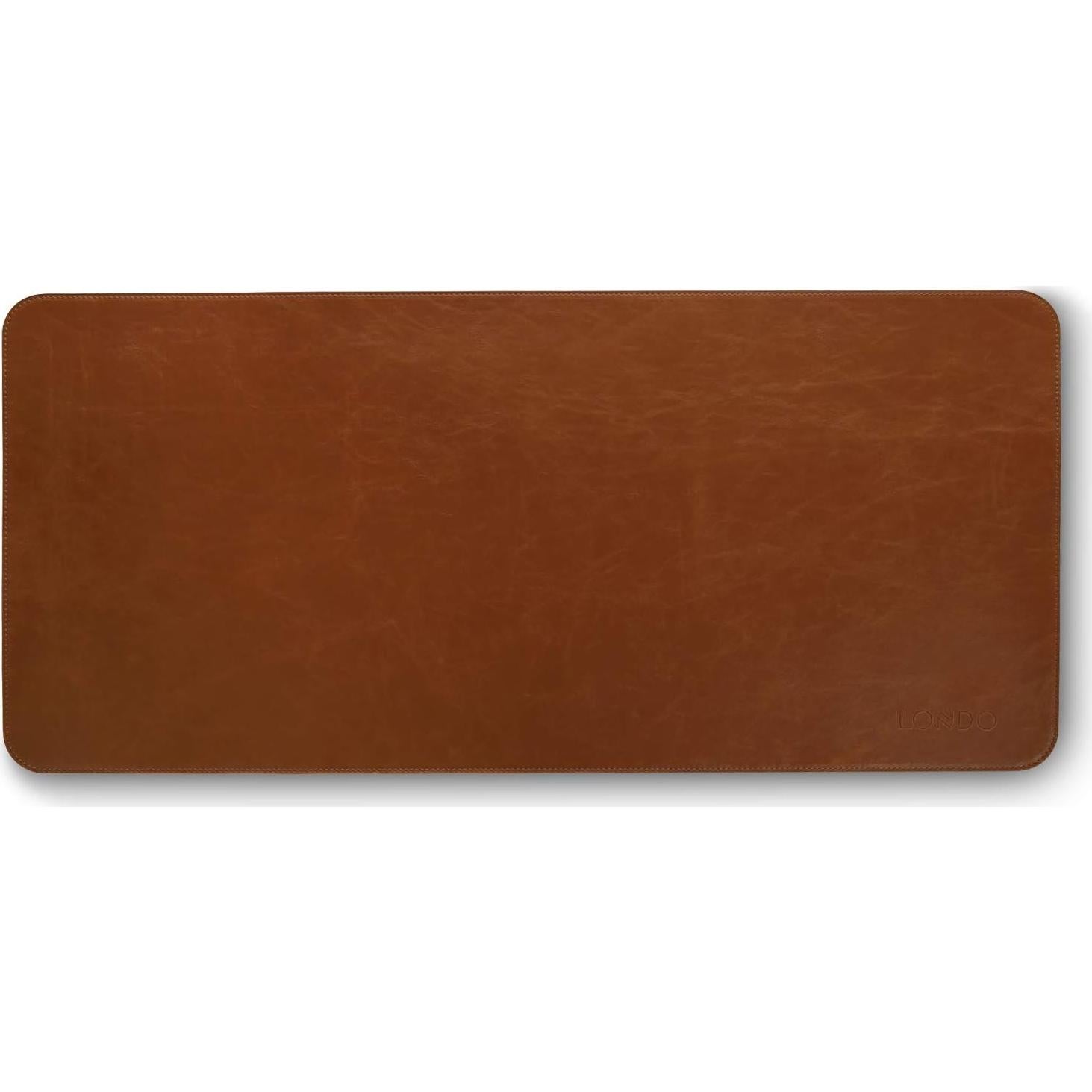 Alfombrilla de Ratón Londo de Cuero Marrón Claro 74x33.5cm