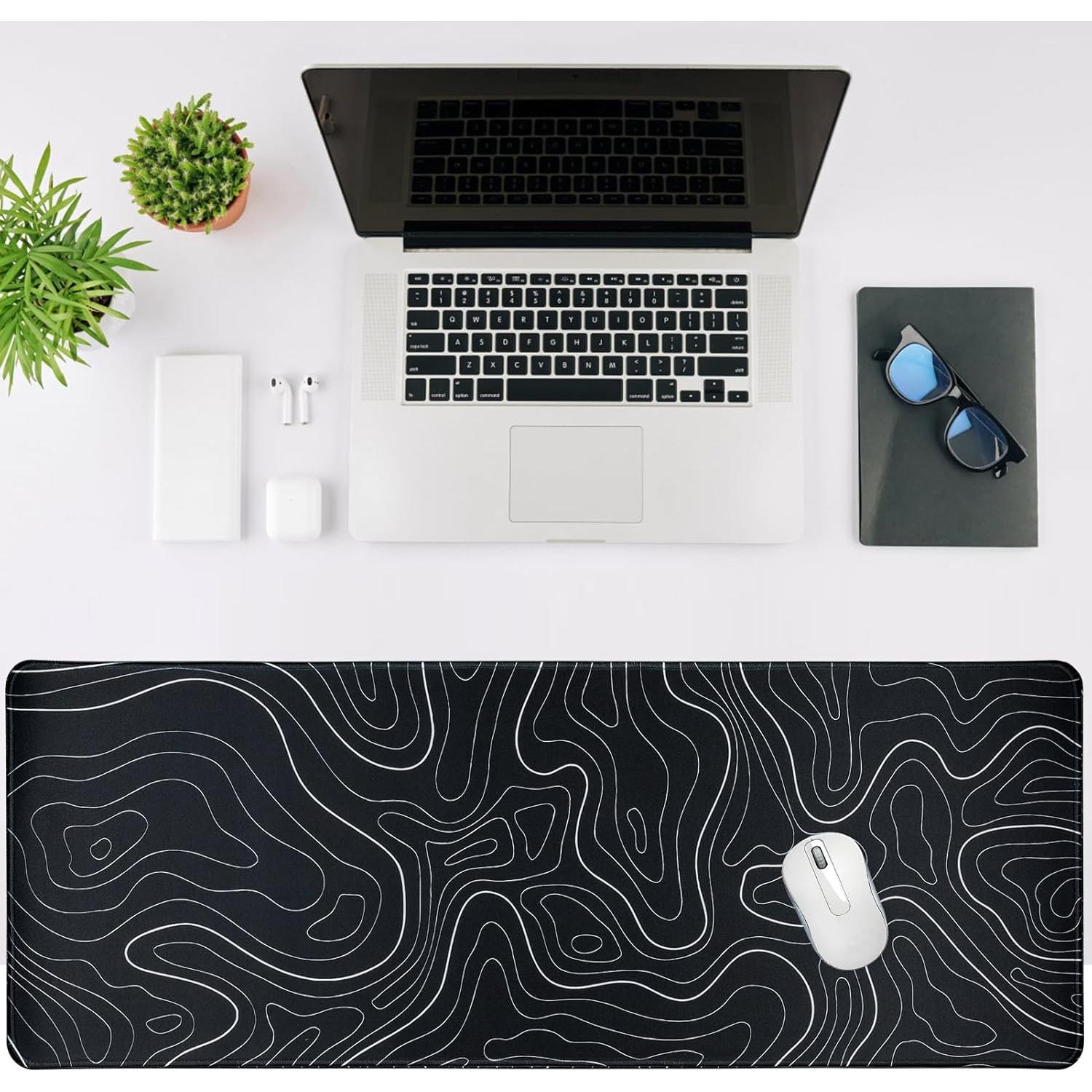 Alfombrilla de Ratón Grande Renyqatt 80x30cm Antideslizante