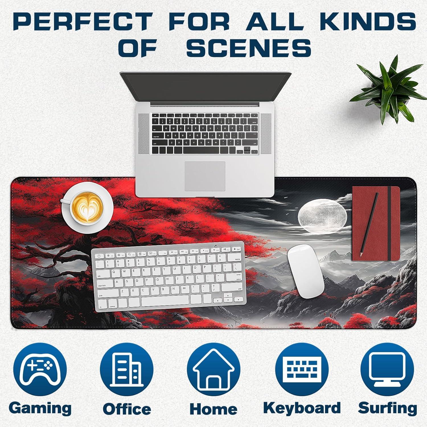 Alfombrilla de Ratón Gaming Yuhijoy Luna Llena 80 x 30 cm