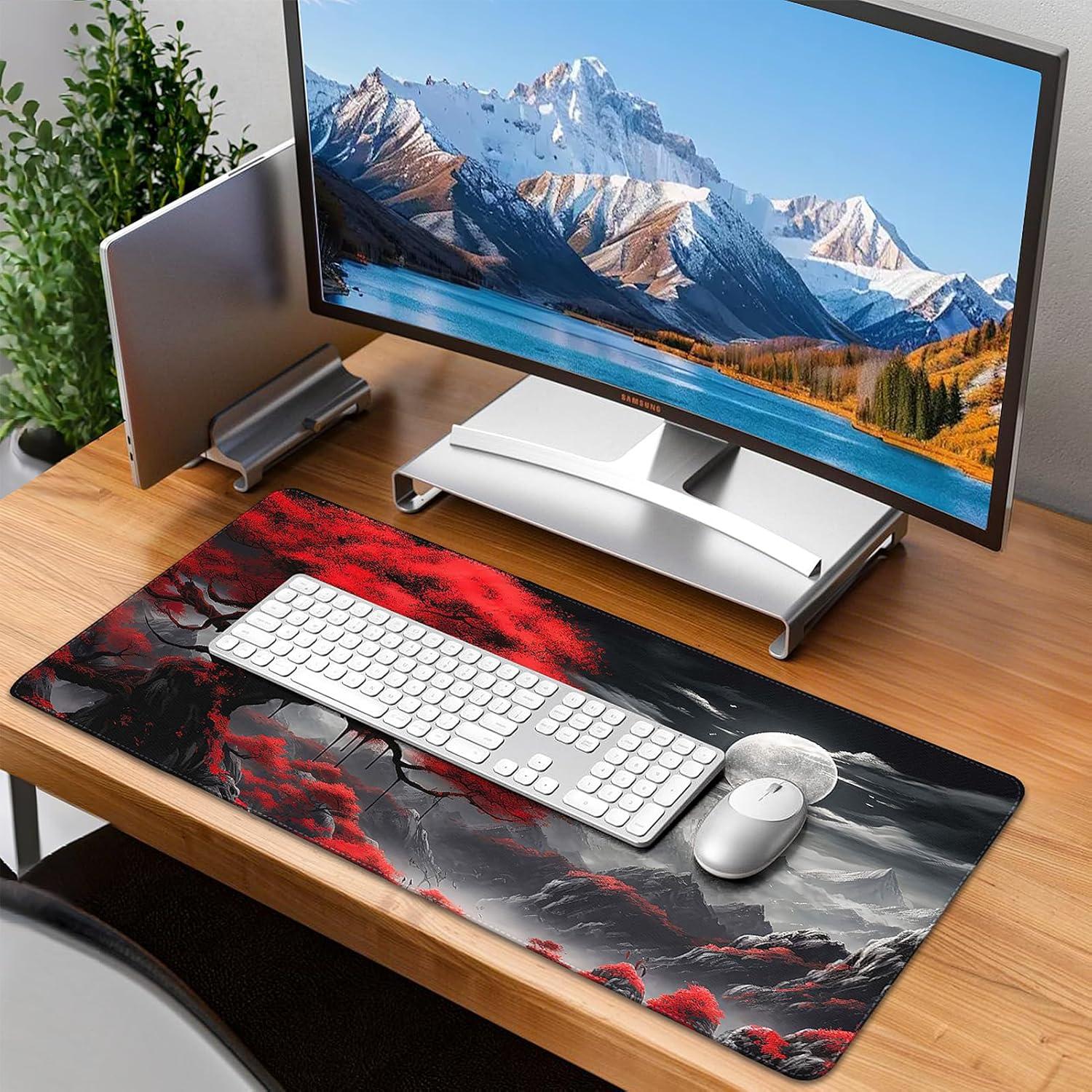 Alfombrilla de Ratón Gaming Yuhijoy Luna Llena 80 x 30 cm