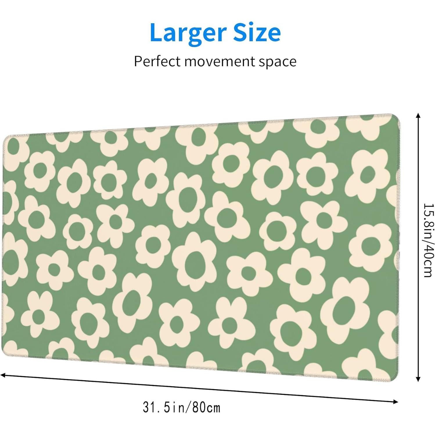 Alfombrilla de Escritorio SKYDAWNY 80x40cm Antideslizante Vintage