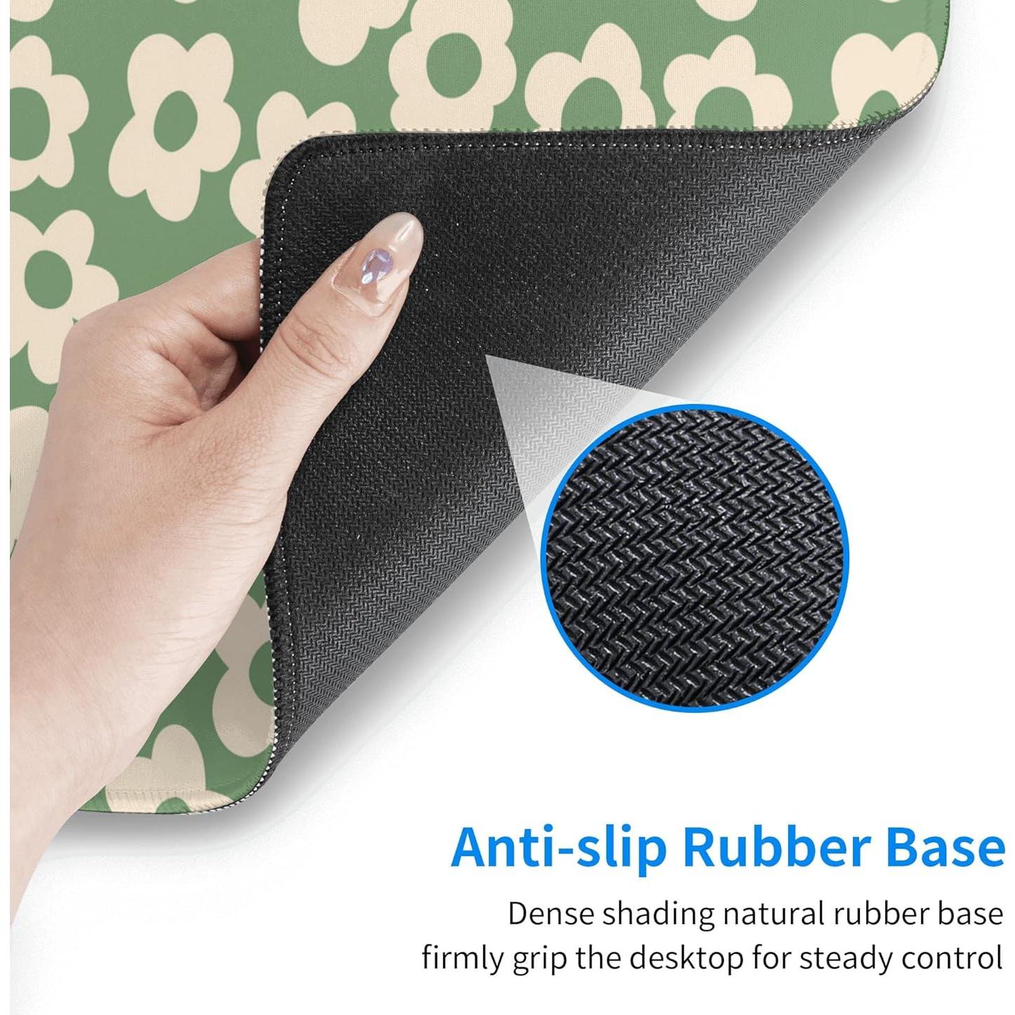 Alfombrilla de Escritorio SKYDAWNY 80x40cm Antideslizante Vintage