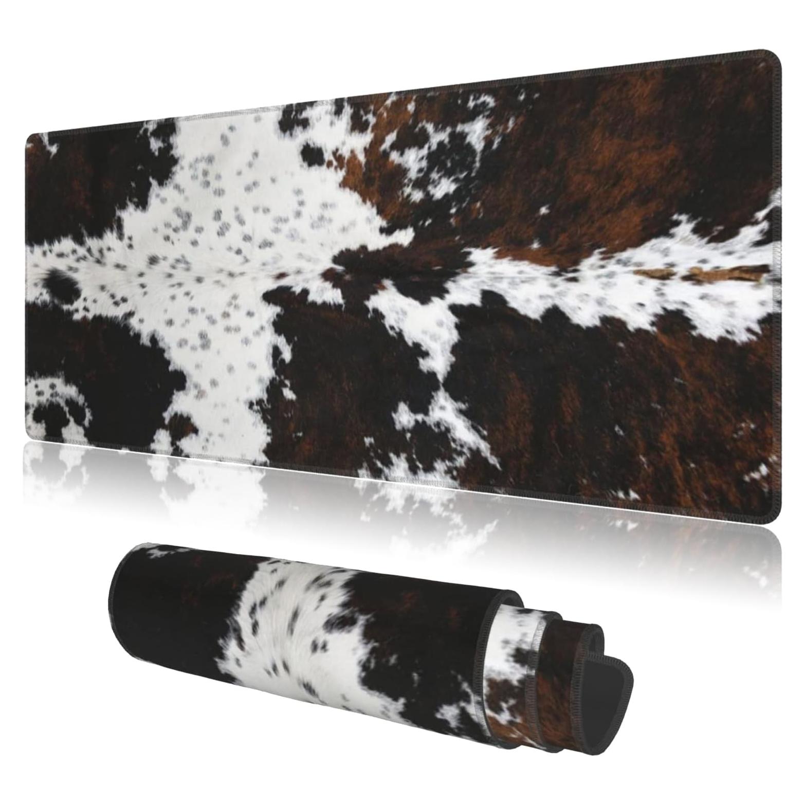 Alfombrilla de Ratón PPZCXWP Piel de Vaca 80x30cm Antideslizante