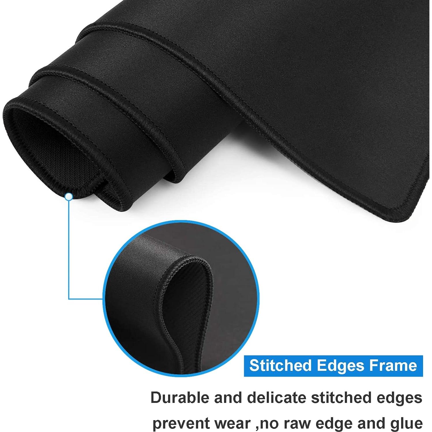 Alfombrilla de Ratón XXL Jasuine 80x40 cm Antideslizante