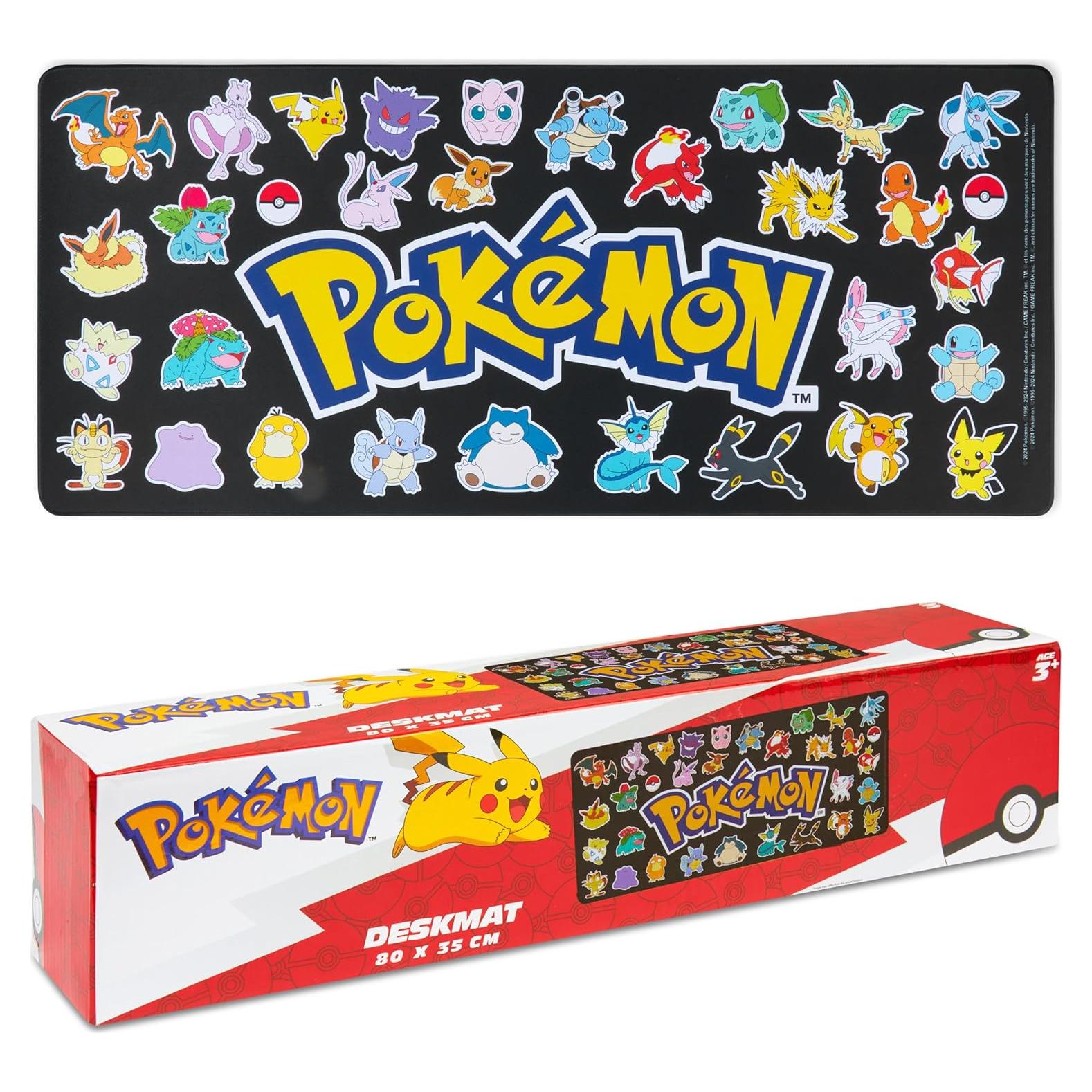 Alfombrilla de Juego Pokémon Antideslizante 80x35 cm Multicolor