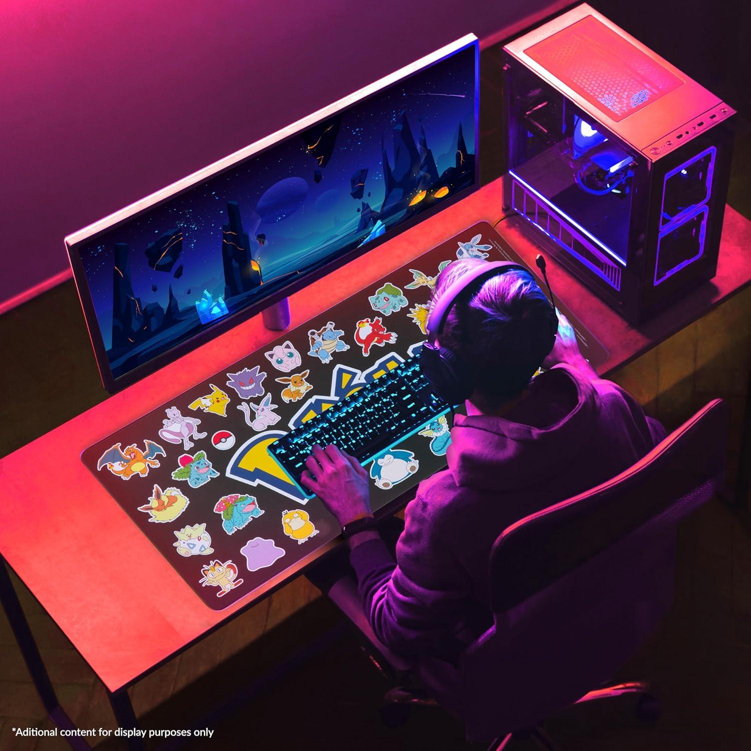 Alfombrilla de Juego Pokémon Antideslizante 80x35 cm Multicolor