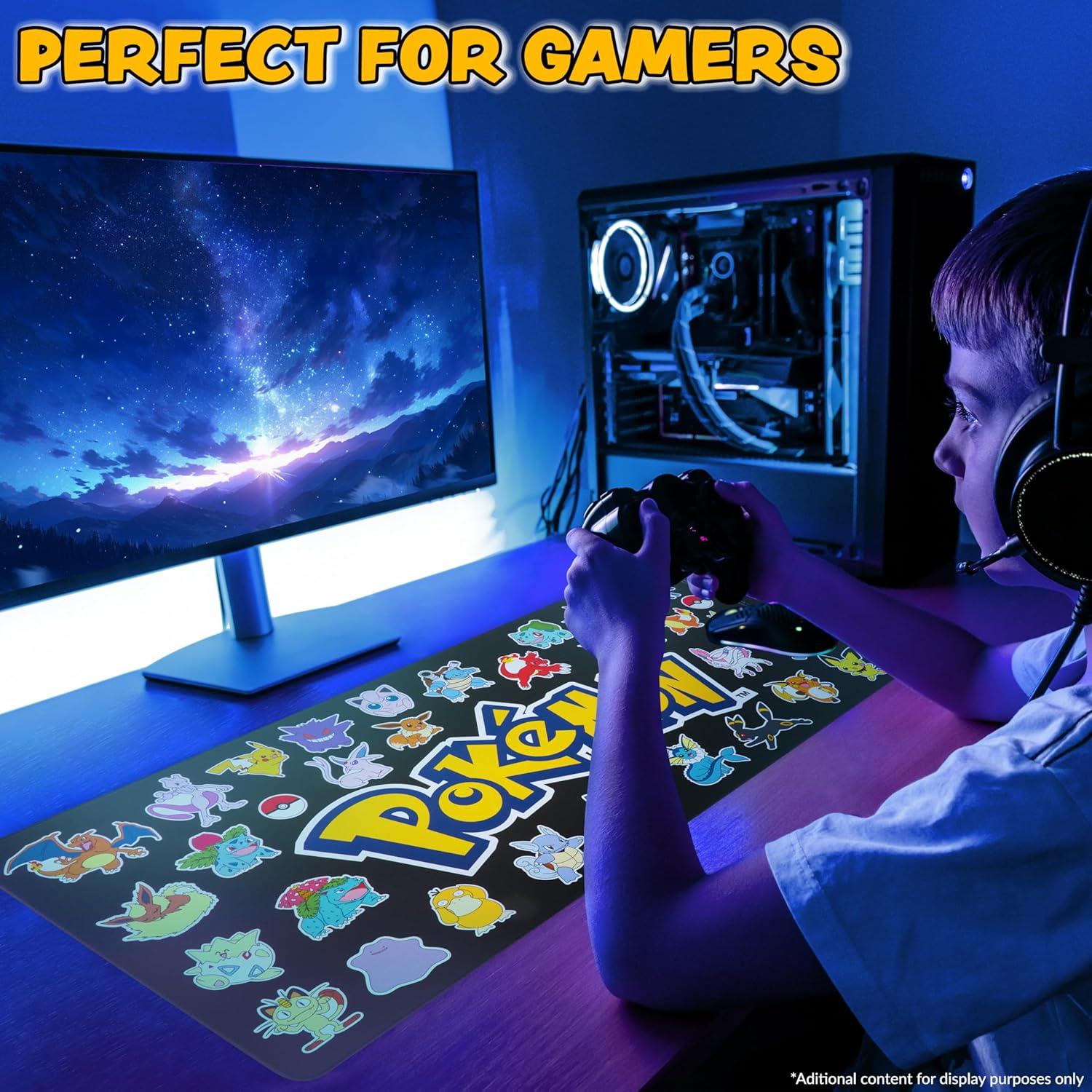 Alfombrilla de Juego Pokémon Antideslizante 80x35 cm Multicolor