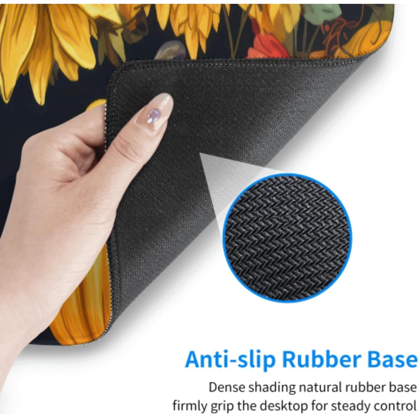 Alfombrilla de Ratón Kelysun XL Calabaza Otoño 80x30cm Antideslizante