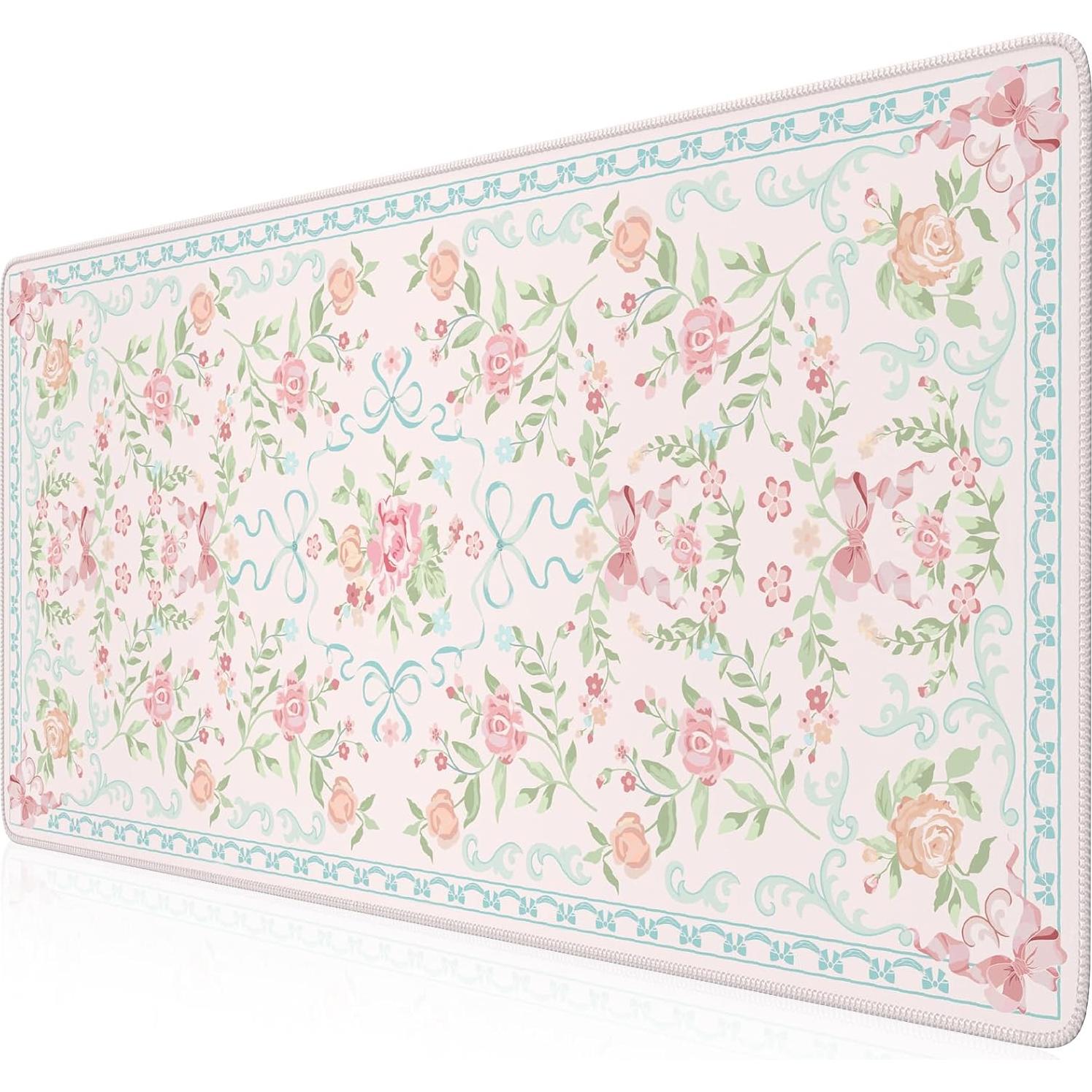 Alfombrilla de Escritorio iCasso Azul 90x40 cm Antideslizante