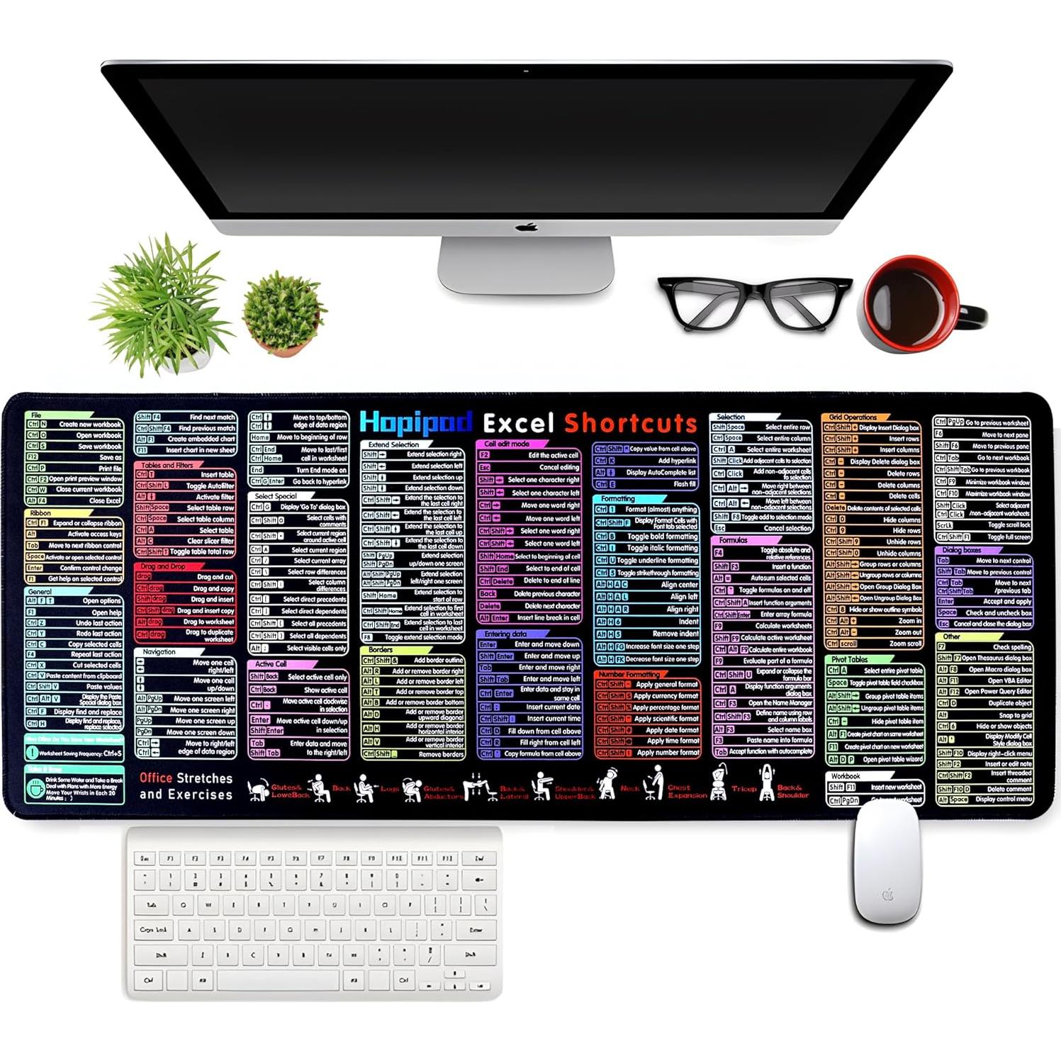 Alfombrilla de Ratón Antideslizante Hopipad 80x30cm Excel