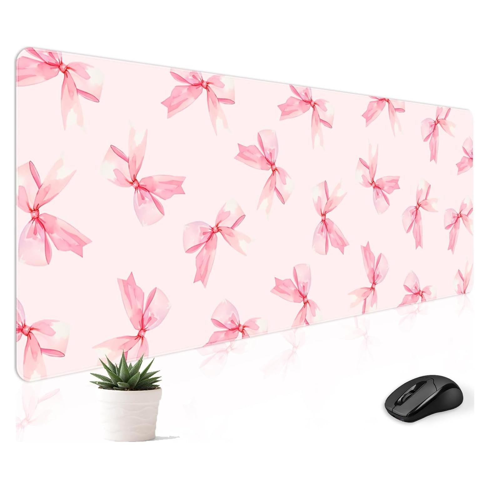 Mousepad Gaming Grande Stanoha Lazo Rosa 76x30 cm Antideslizante