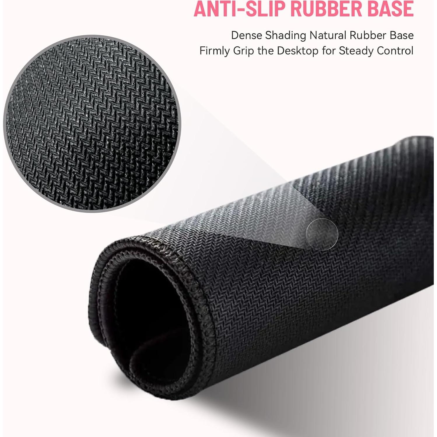 Mousepad Gaming Grande Stanoha Lazo Rosa 76x30 cm Antideslizante