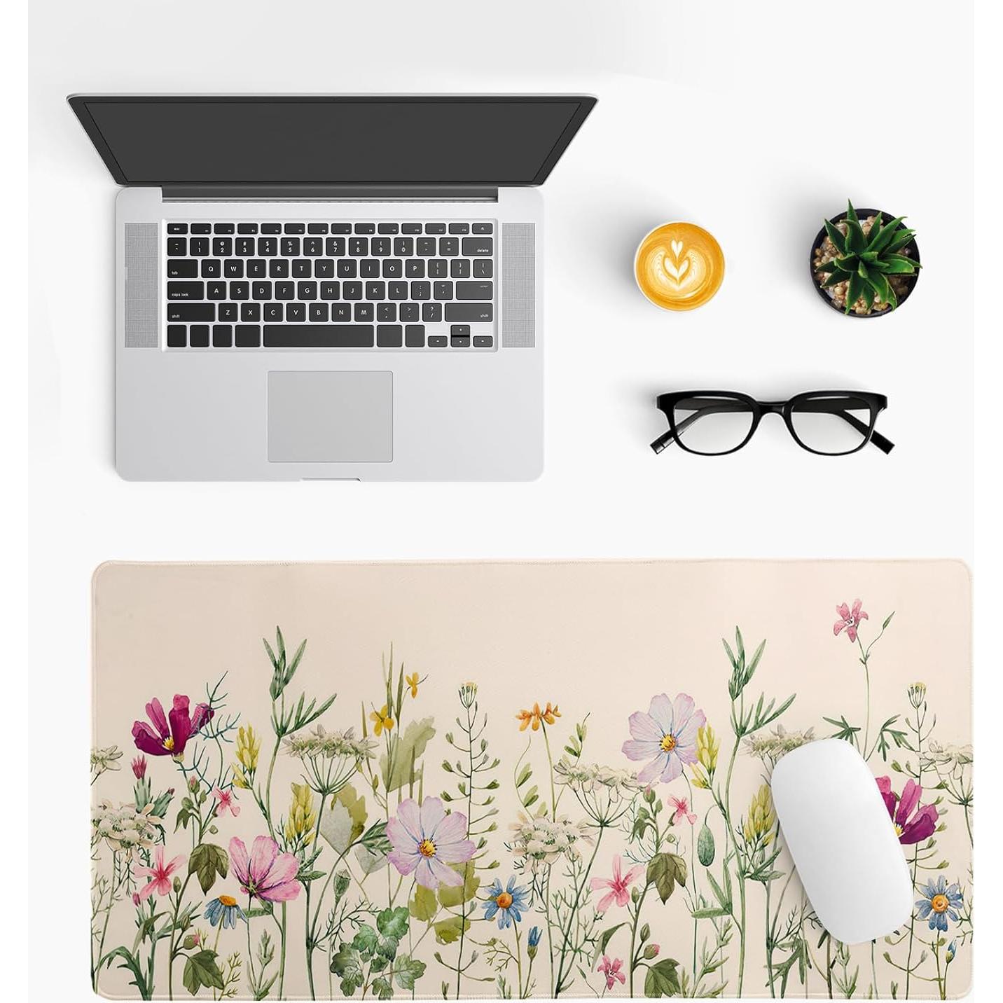 Alfombrilla de Juego Extendida Siski 70x30 cm Diseño de Flores