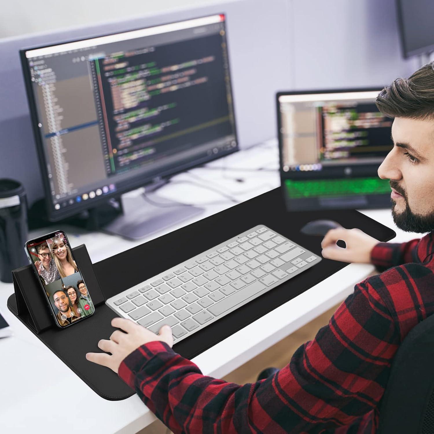 Alfombrilla de Carga Inalámbrica 15W Szyikda XXL Antideslizante