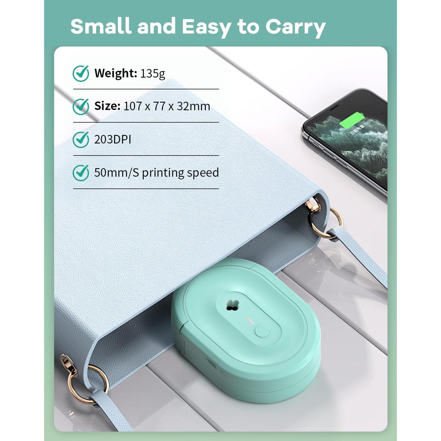 Impresora de Etiquetas Bluetooth N12 Portátil - 203 DPI