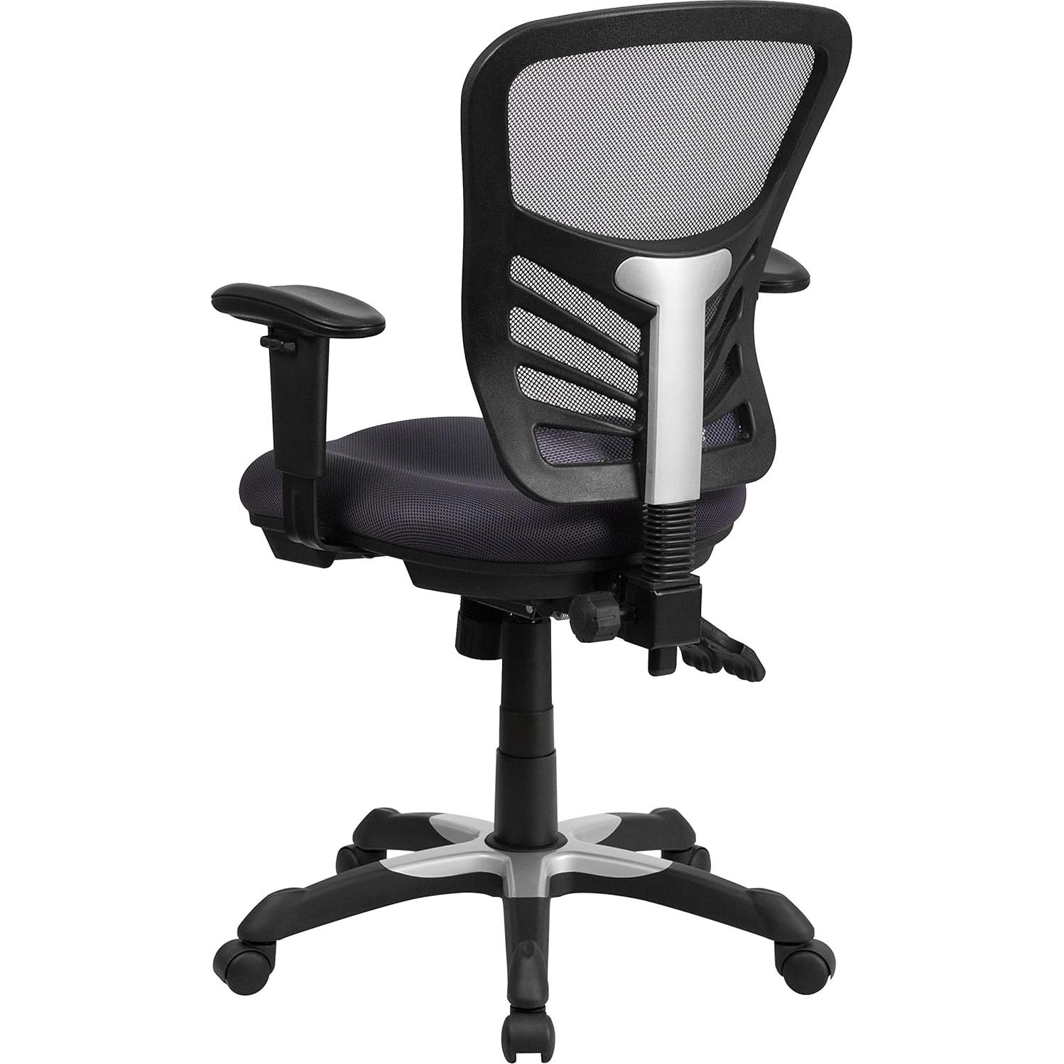 Silla de Oficina Ergonómica Flash Furniture Nicholas Gris Oscuro