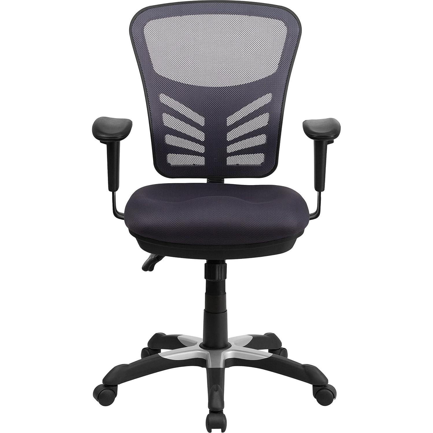 Silla de Oficina Ergonómica Flash Furniture Nicholas Gris Oscuro