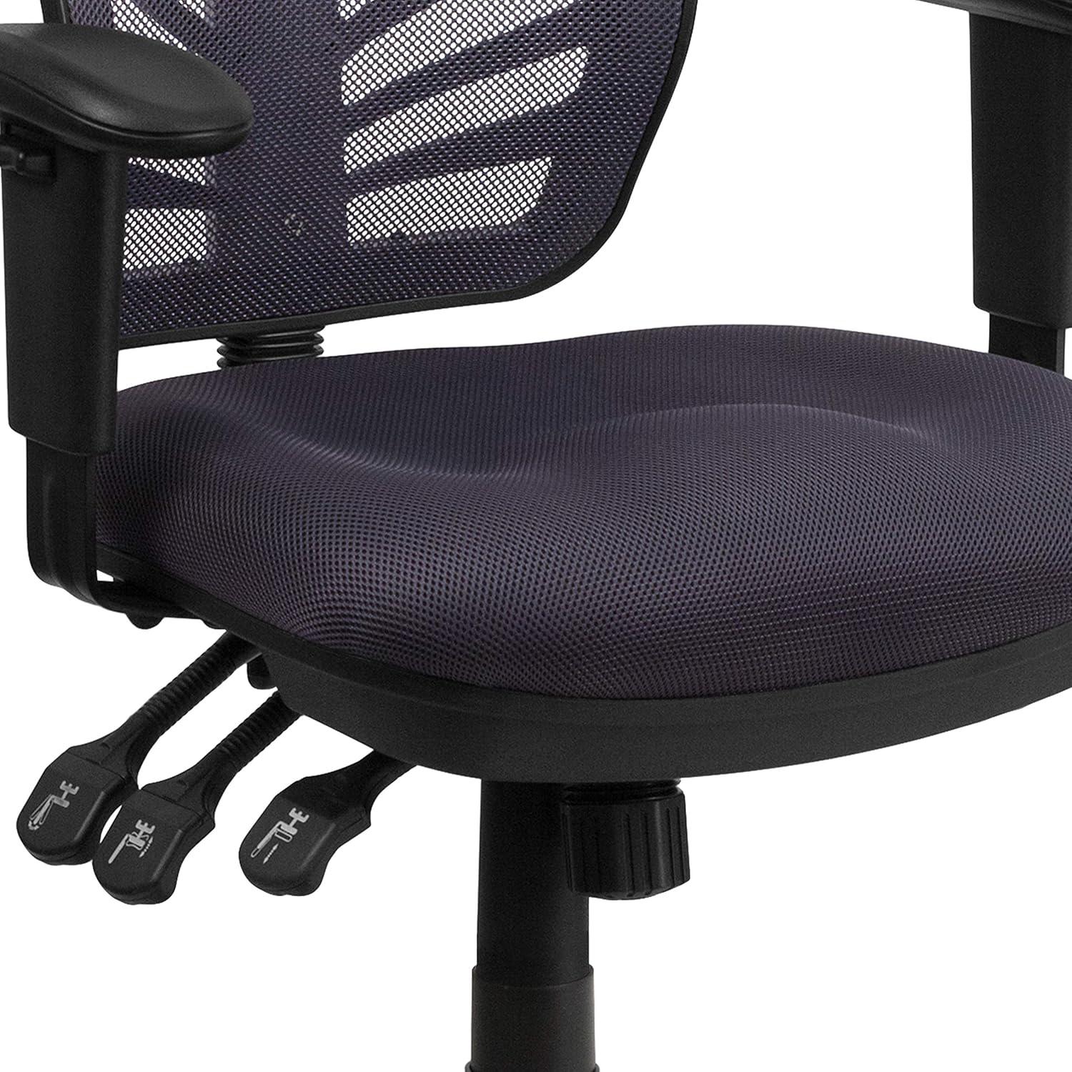 Silla de Oficina Ergonómica Flash Furniture Nicholas Gris Oscuro