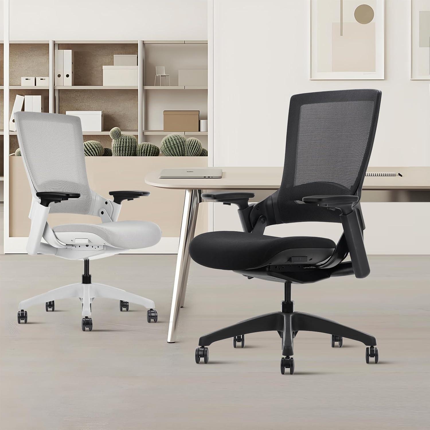 Silla de Oficina Ergonómica CLATINA Mesk Ajustable Negra