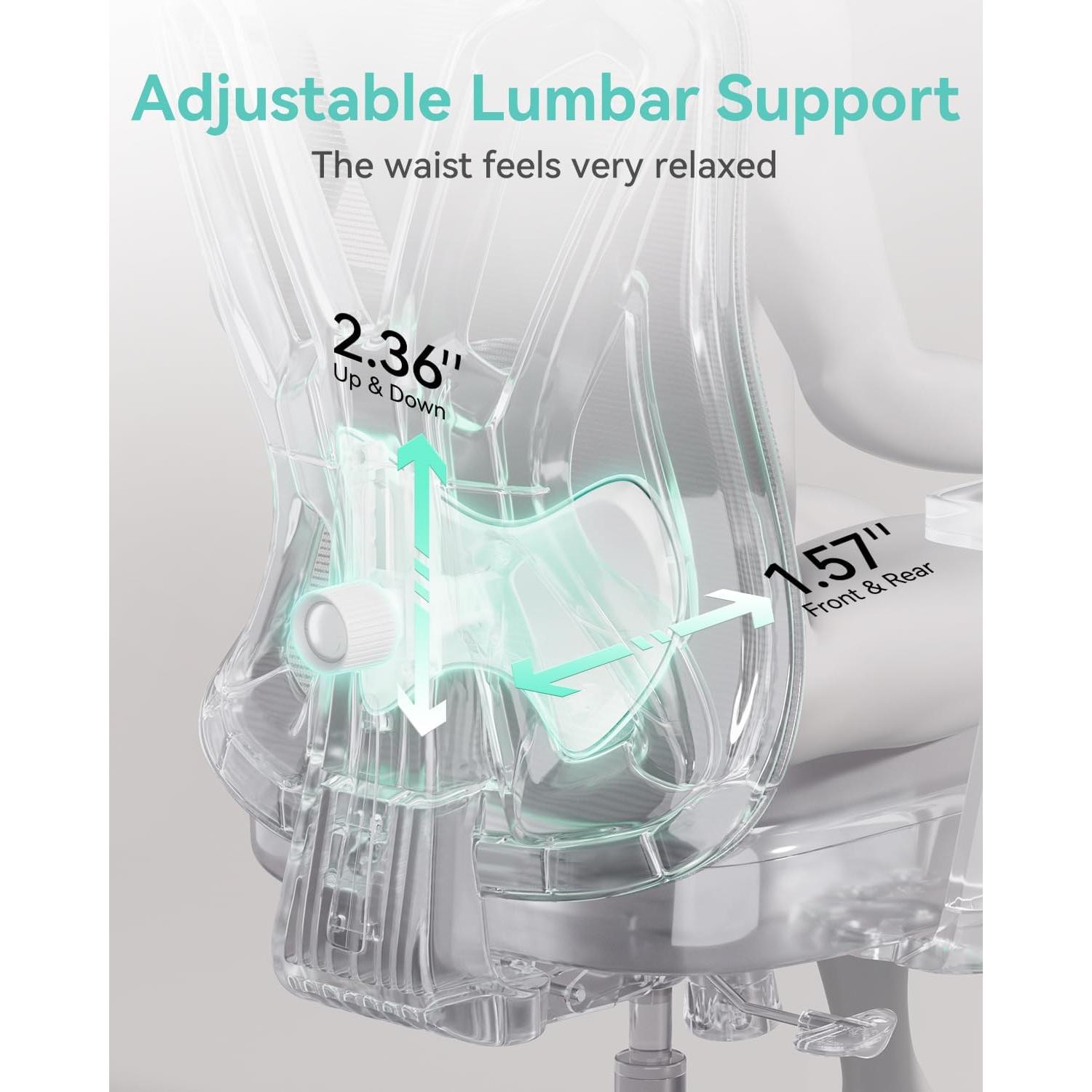 Silla de Oficina Ergonómica Hbada P5 con Soporte Lumbar Ajustable